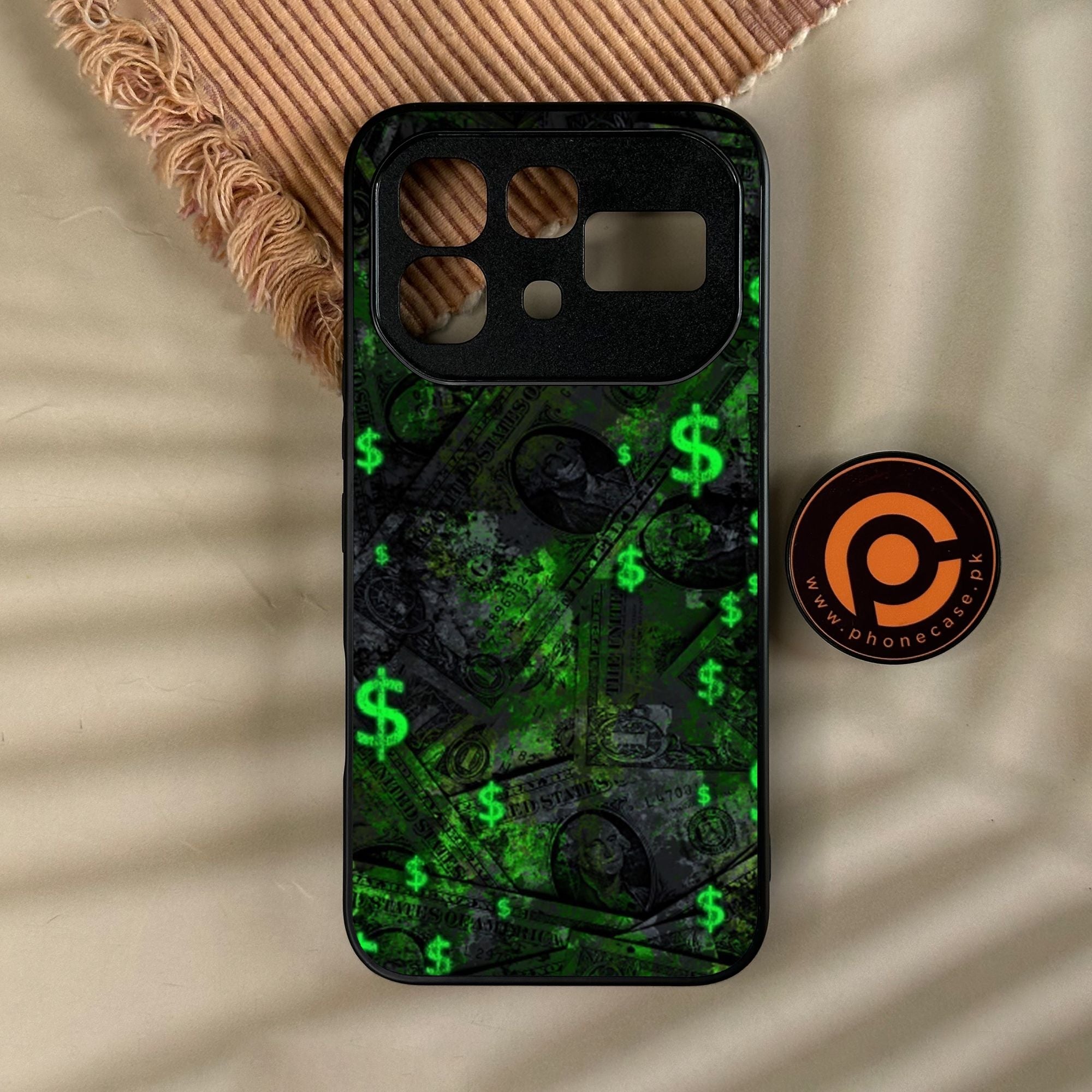 Infinix Note 60 - Dollar Design 5 - Premium Metal Printed Soft Bumper Shock Proof Case