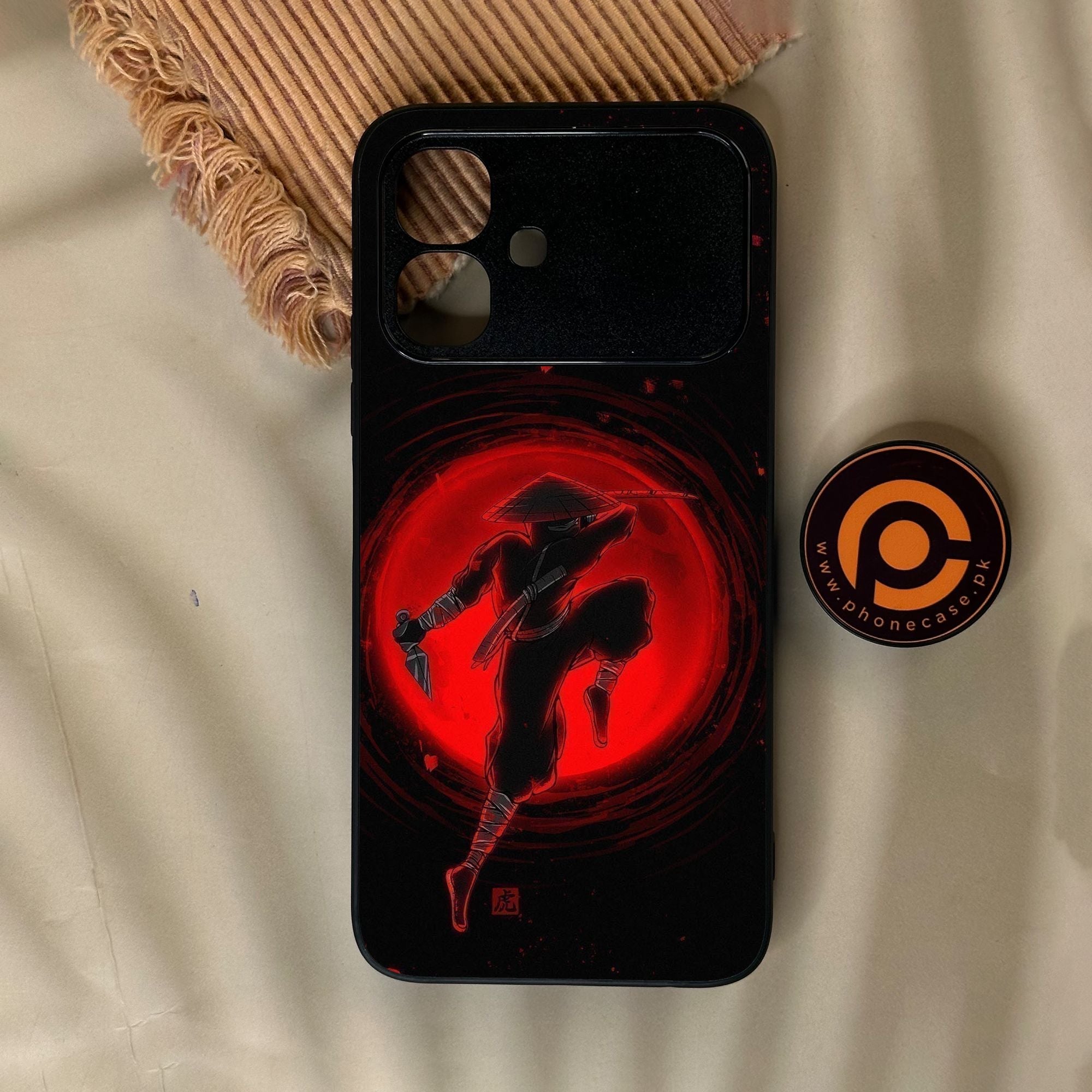 Infinix Smart 20 - Ninja Design 5 - Premium Metal Printed Soft Bumper Shock Proof Case