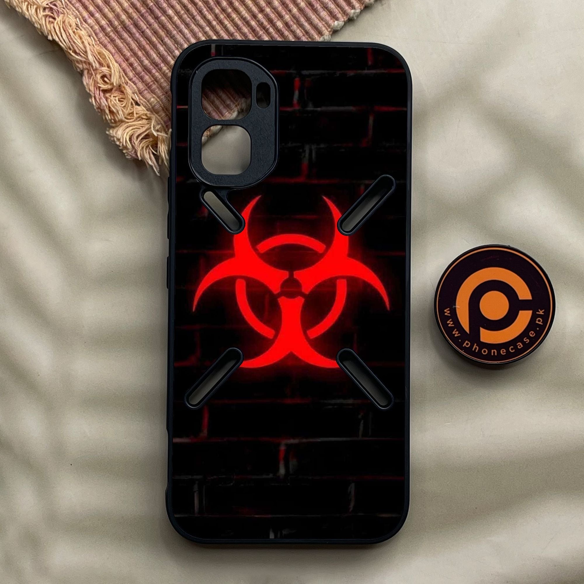 Infinix GT 50 Pro - Biohazard Design 6 - Premium Metal Printed Soft Bumper Shock Proof Case