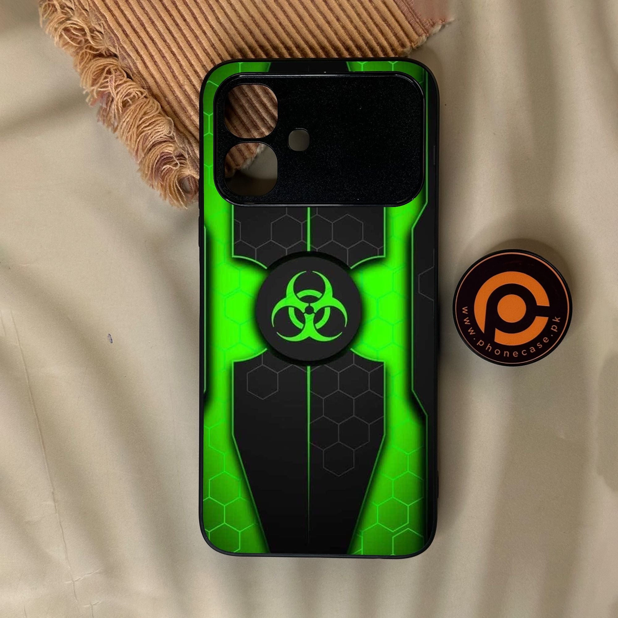 Infinix Smart 20 - Biohazard Design 3 - Premium Metal Printed Soft Bumper Shock Proof Case