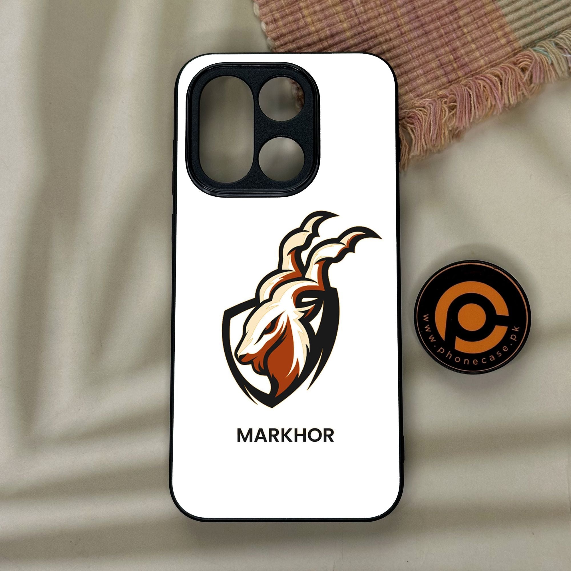 OnePlus 15 - Markhor Design 5 - Premium Metal Printed Soft Bumper Shock Proof Case
