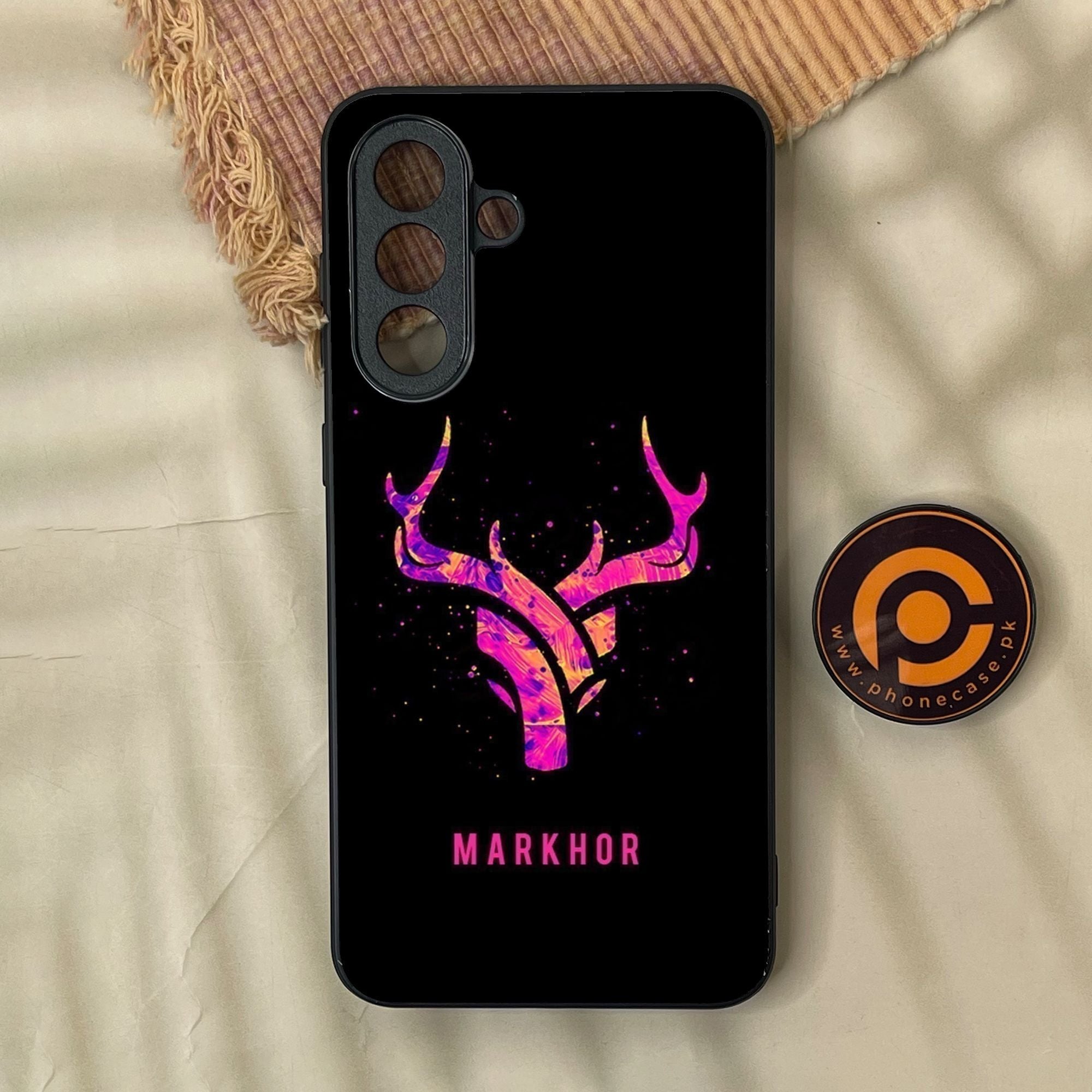 Samsung Galaxy A57 - Markhor Design 6 - Premium Metal Printed Soft Bumper Shock Proof Case