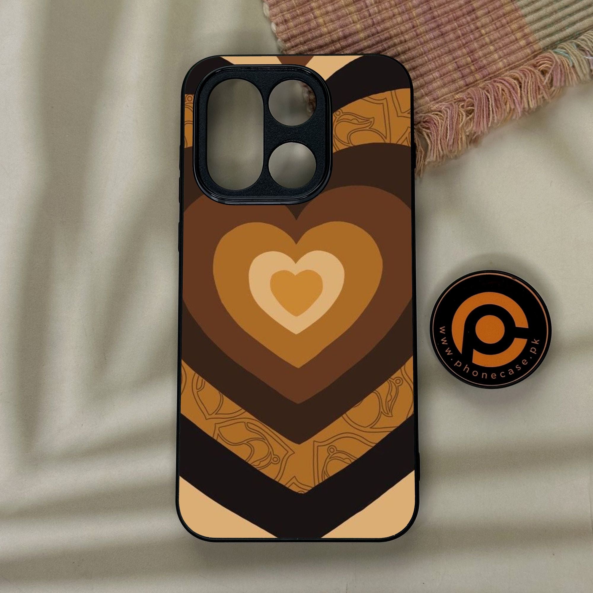 OnePlus 15 - Heart 2.0 Design 5 - Premium Metal Printed Soft Bumper Shock Proof Case