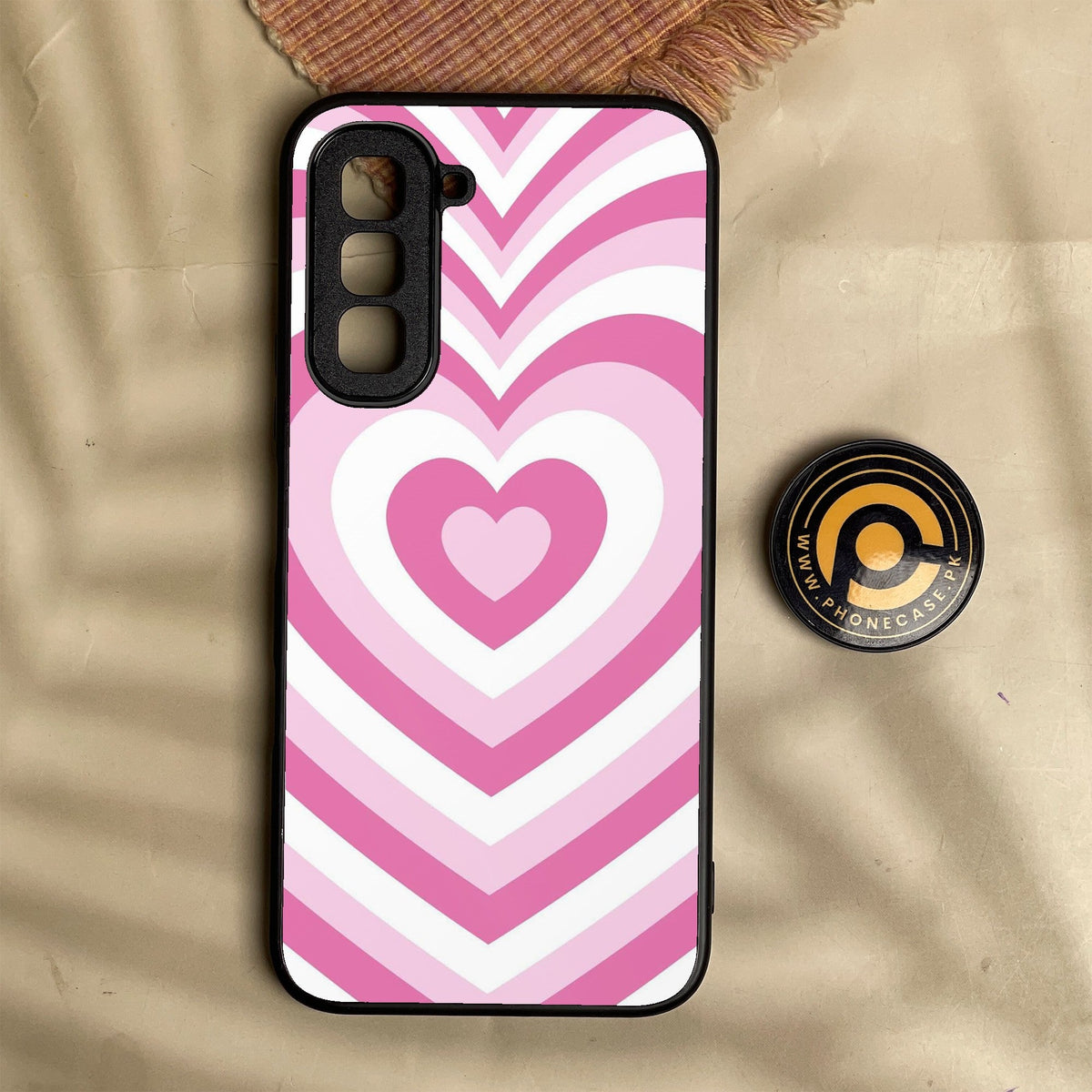 Infinix Hot 70 - Heartbeat Design 3 - Premium Metal Printed Soft Bumper Shock Proof Case