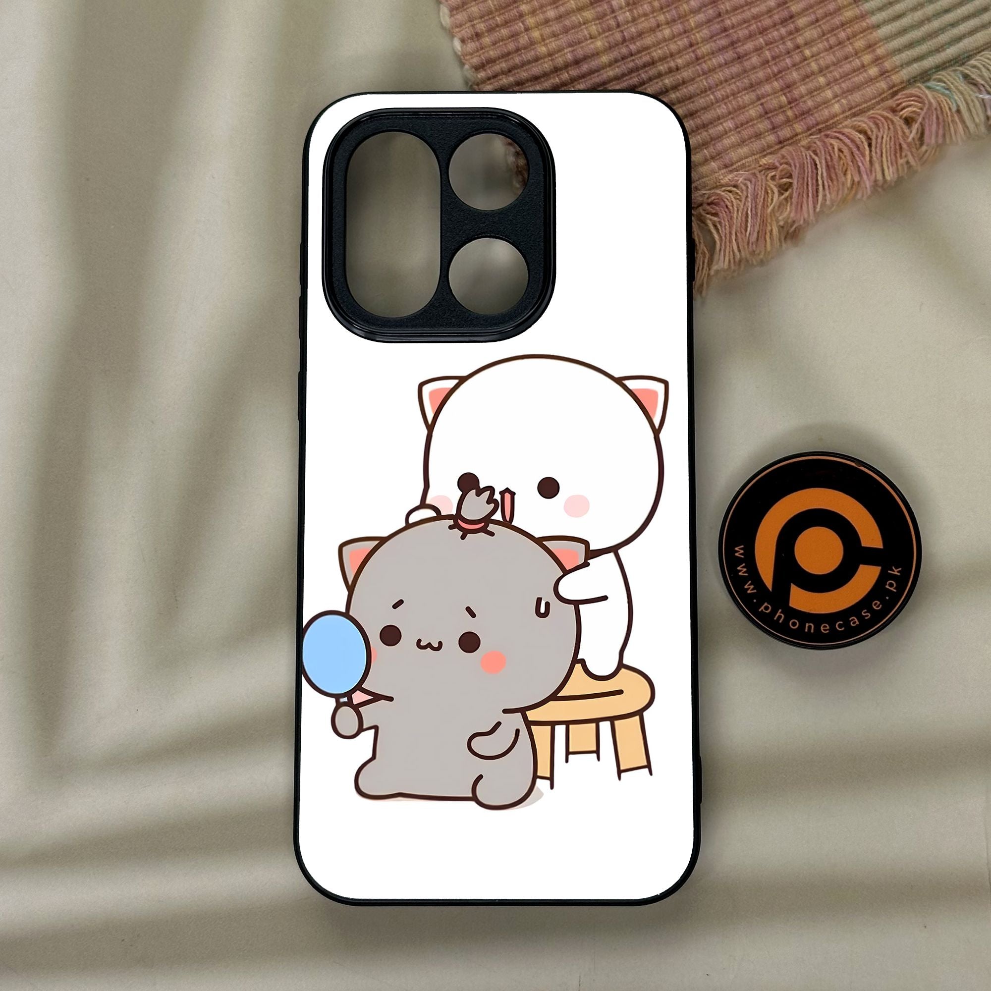 OnePlus 15 - Cute Bubu Dudu Design 7 - Premium Metal Printed Soft Bumper Shock Proof Case