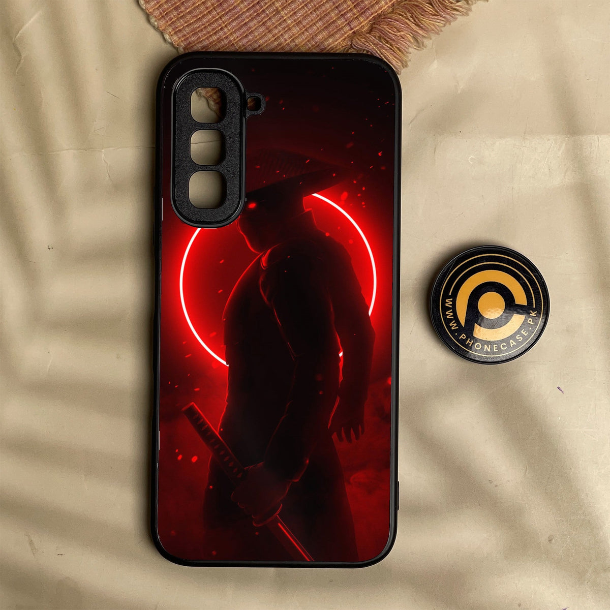 Infinix Hot 70 - Ninja Design 4 - Premium Metal Printed Soft Bumper Shock Proof Case