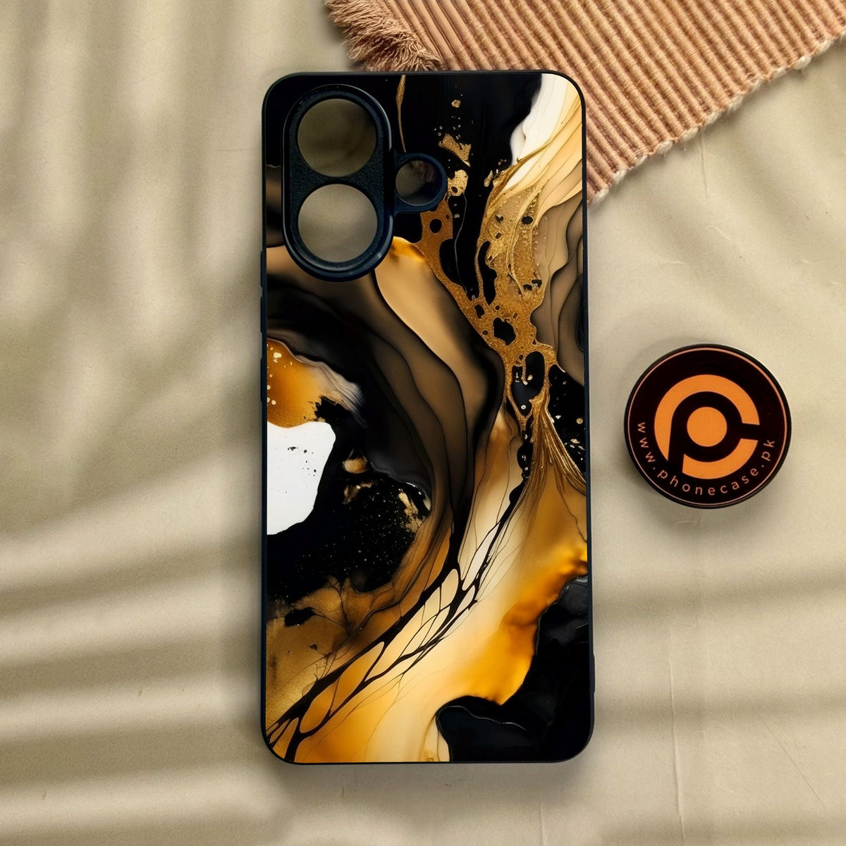 Vivo V60 Lite  - Liquid 2.0 Design 10 - Premium Metal Printed Soft Bumper Shock Proof Case
