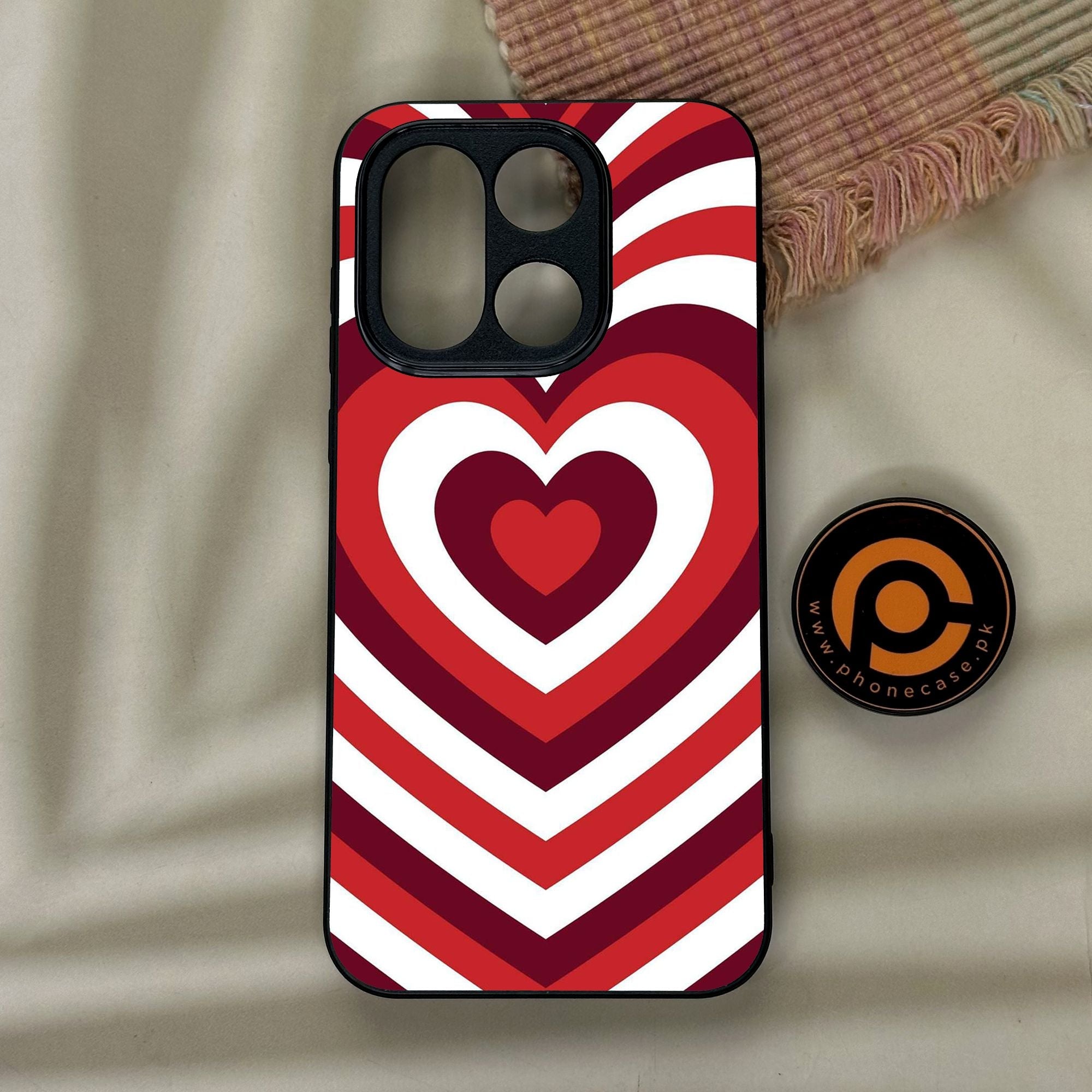 OnePlus 15 - Heartbeat Design 5 - Premium Metal Printed Soft Bumper Shock Proof Case