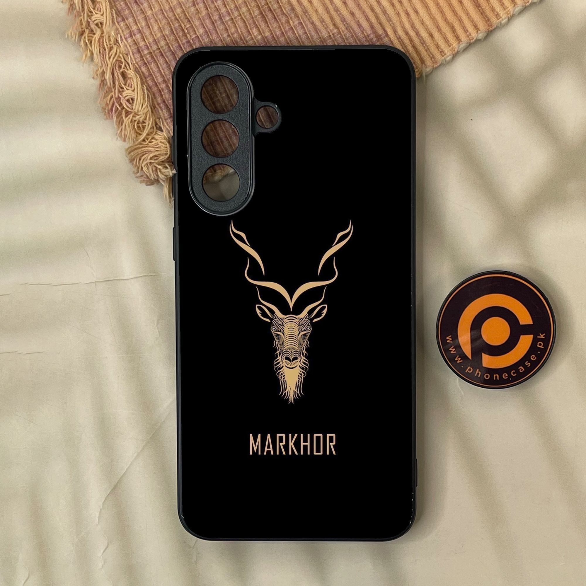 Samsung Galaxy A37 - Markhor Design 3 - Premium Metal Printed Soft Bumper Shock Proof Case