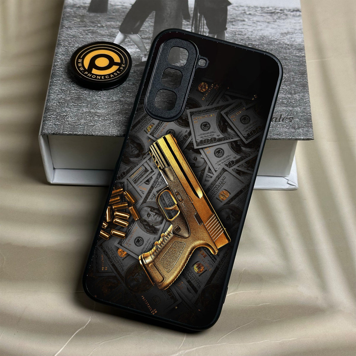 Infinix Hot 70 - Dollar Design 7 - Premium Metal Printed Soft Bumper Shock Proof Case