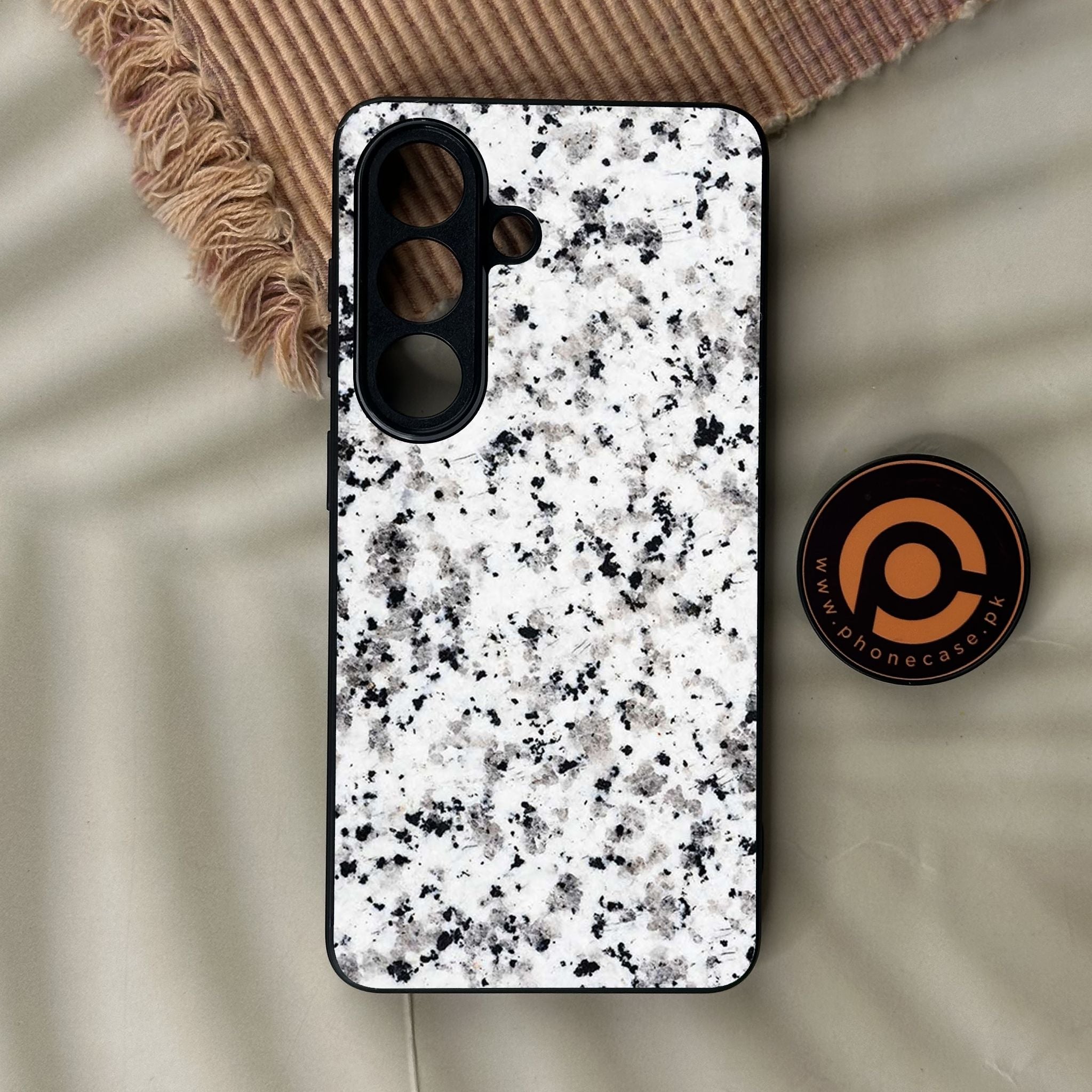 Galaxy S26 - White Design 9 - Premium Metal Printed Soft Bumper Shock Proof Case