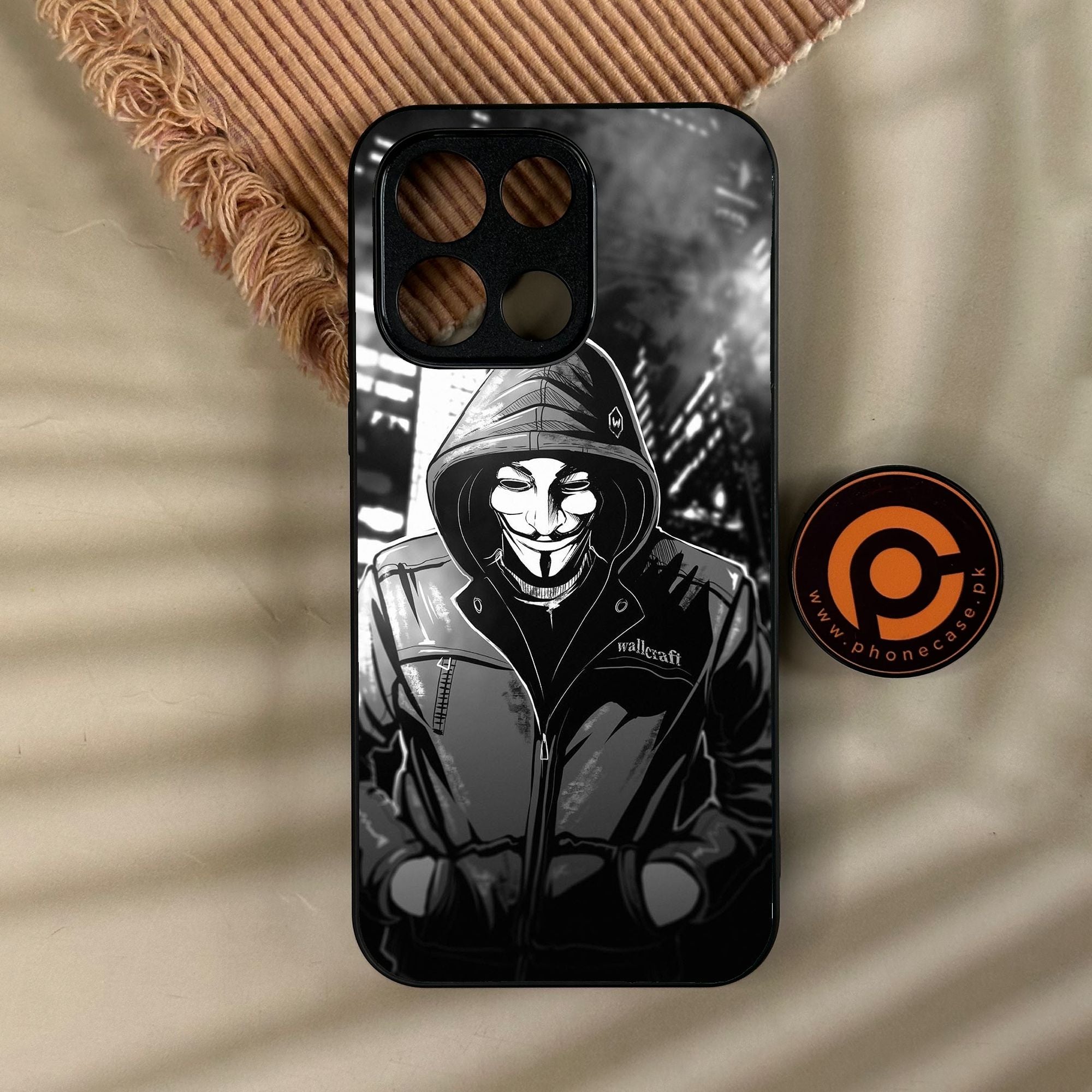 OnePlus Turbo 6 - Anonymous 2.0 Design 1 - Premium Metal Printed Soft Bumper Shock Proof Case