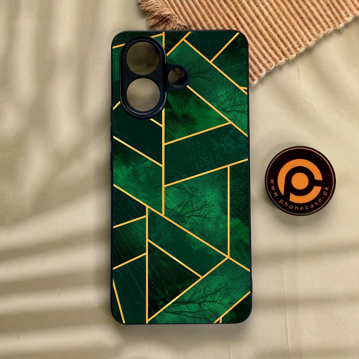Vivo V60 Lite  - Geometric Design 10 - Premium Metal Printed Soft Bumper Shock Proof Case