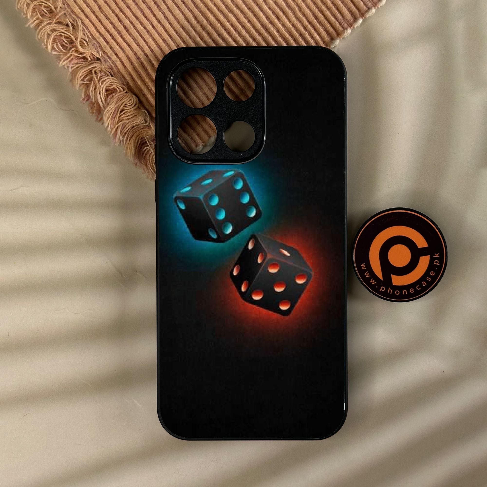 OnePlus Turbo 6 - Black Art Design 4 - Premium Metal Printed Soft Bumper Shock Proof Case
