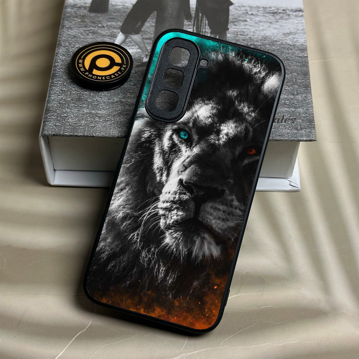 Infinix Hot 70 - Tiger Design 3 - Premium Metal Printed Soft Bumper Shock Proof Case