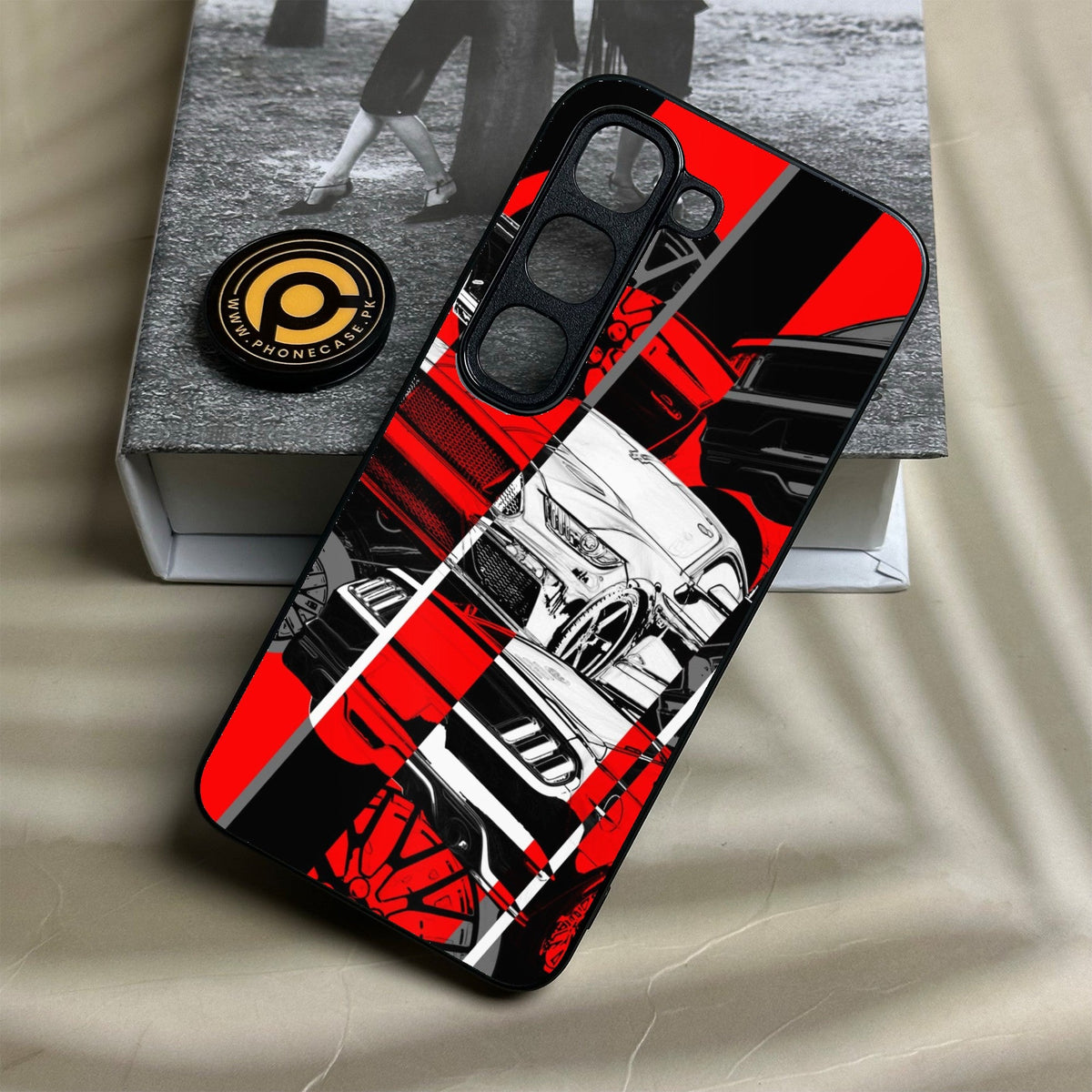Infinix Hot 70 Pro - Racing Series 2.0 Design 6 - Premium Metal Printed Soft Bumper Shock Proof Case