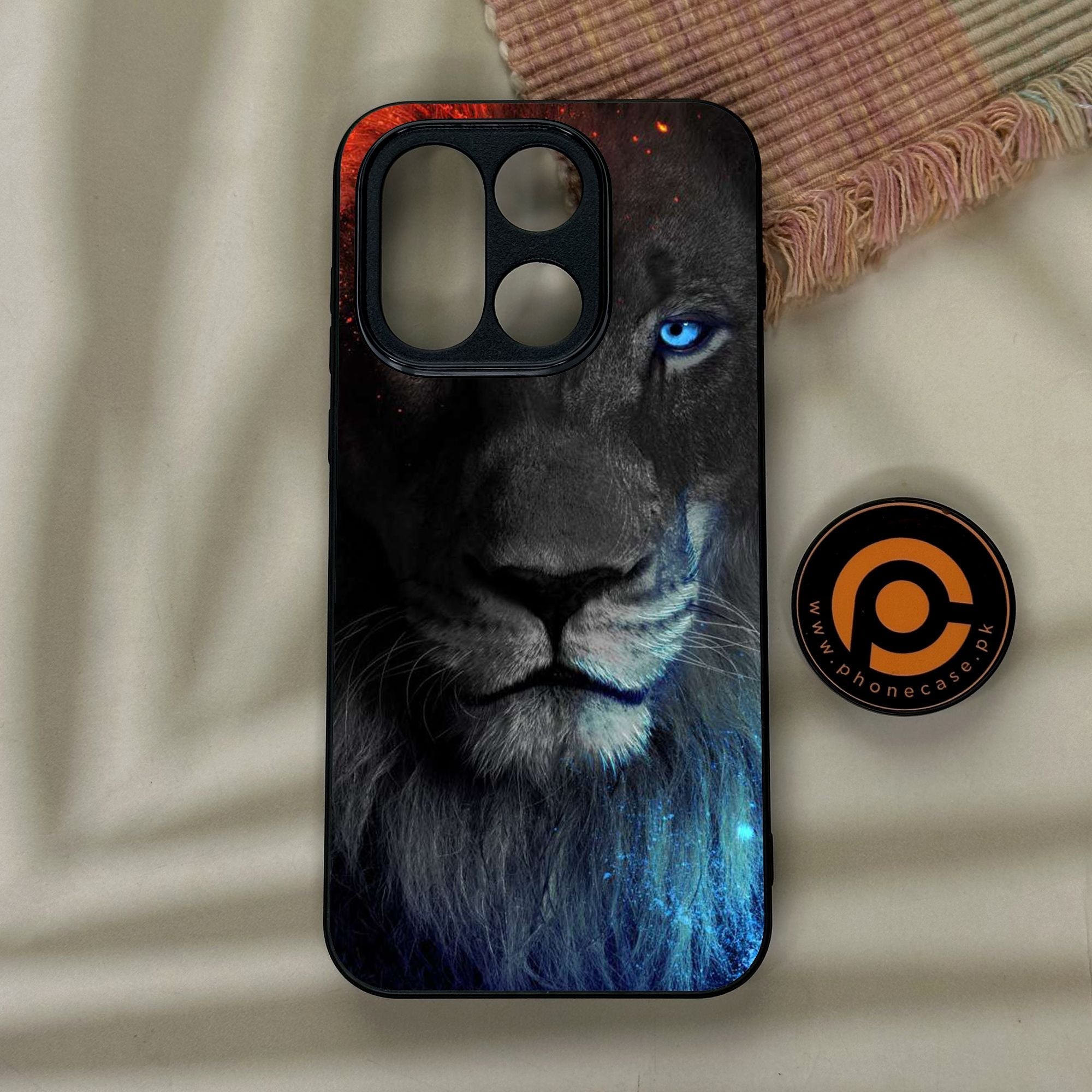 OnePlus 15 - Tiger Design 4 - Premium Metal Printed Soft Bumper Shock Proof Case