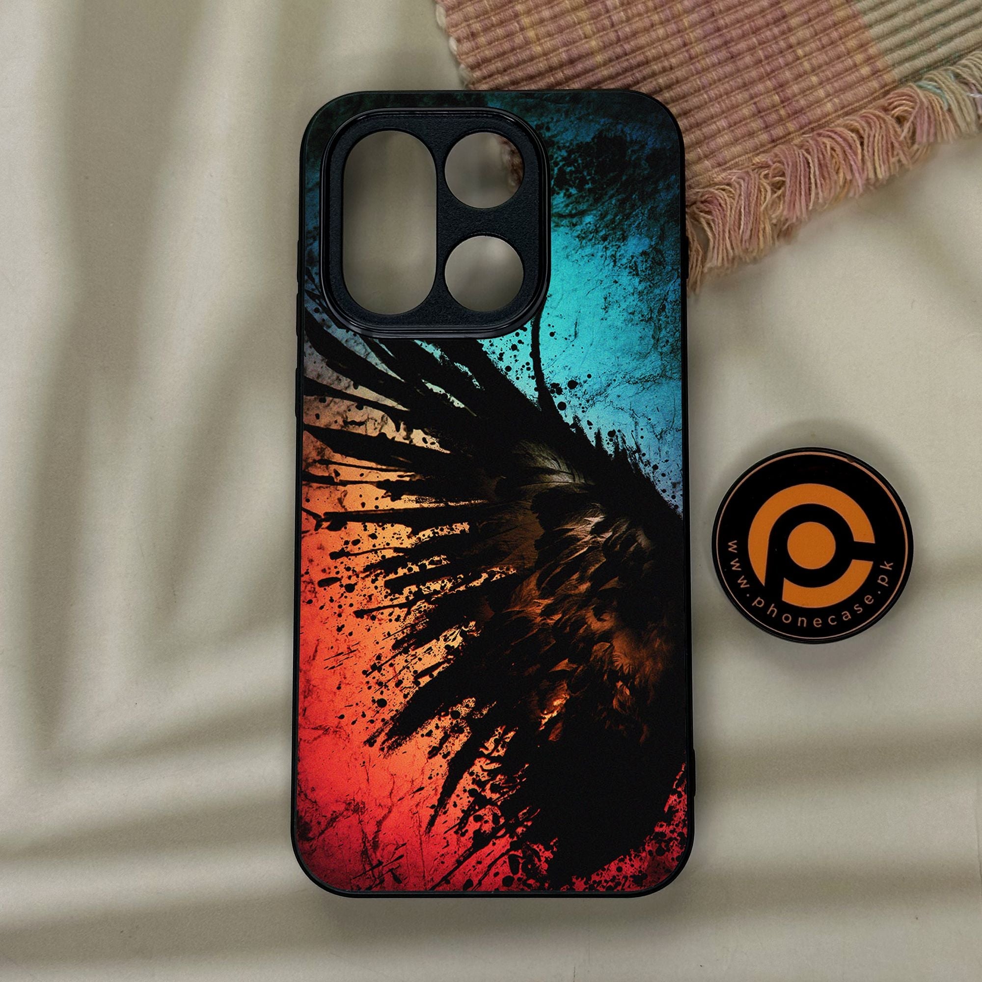 OnePlus 15 - Angel 2.0 Design 9 - Premium Metal Printed Soft Bumper Shock Proof Case