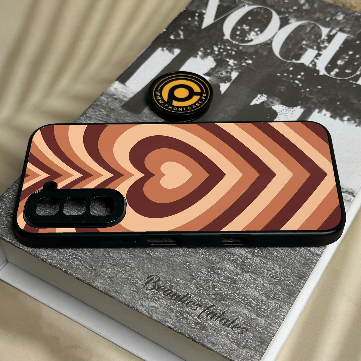 Infinix Hot 70 - Heartbeat Design 2 - Premium Metal Printed Soft Bumper Shock Proof Case