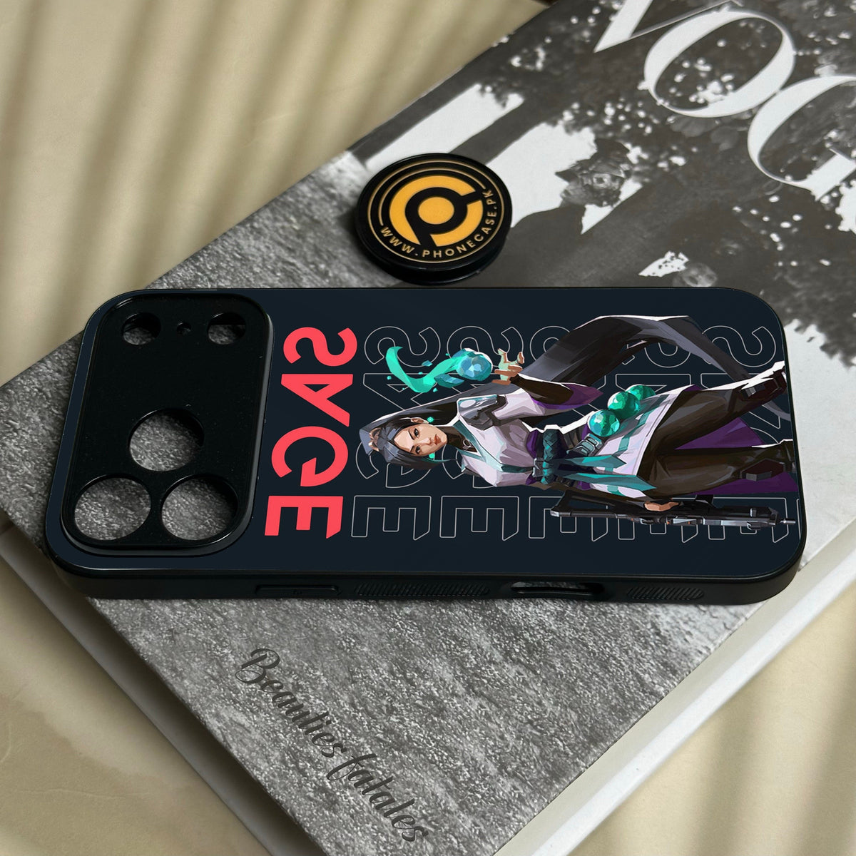 Iphone 18 Pro - Battle-ready Design 3 - Premium Metal Printed Soft Bumper Shock Proof Case
