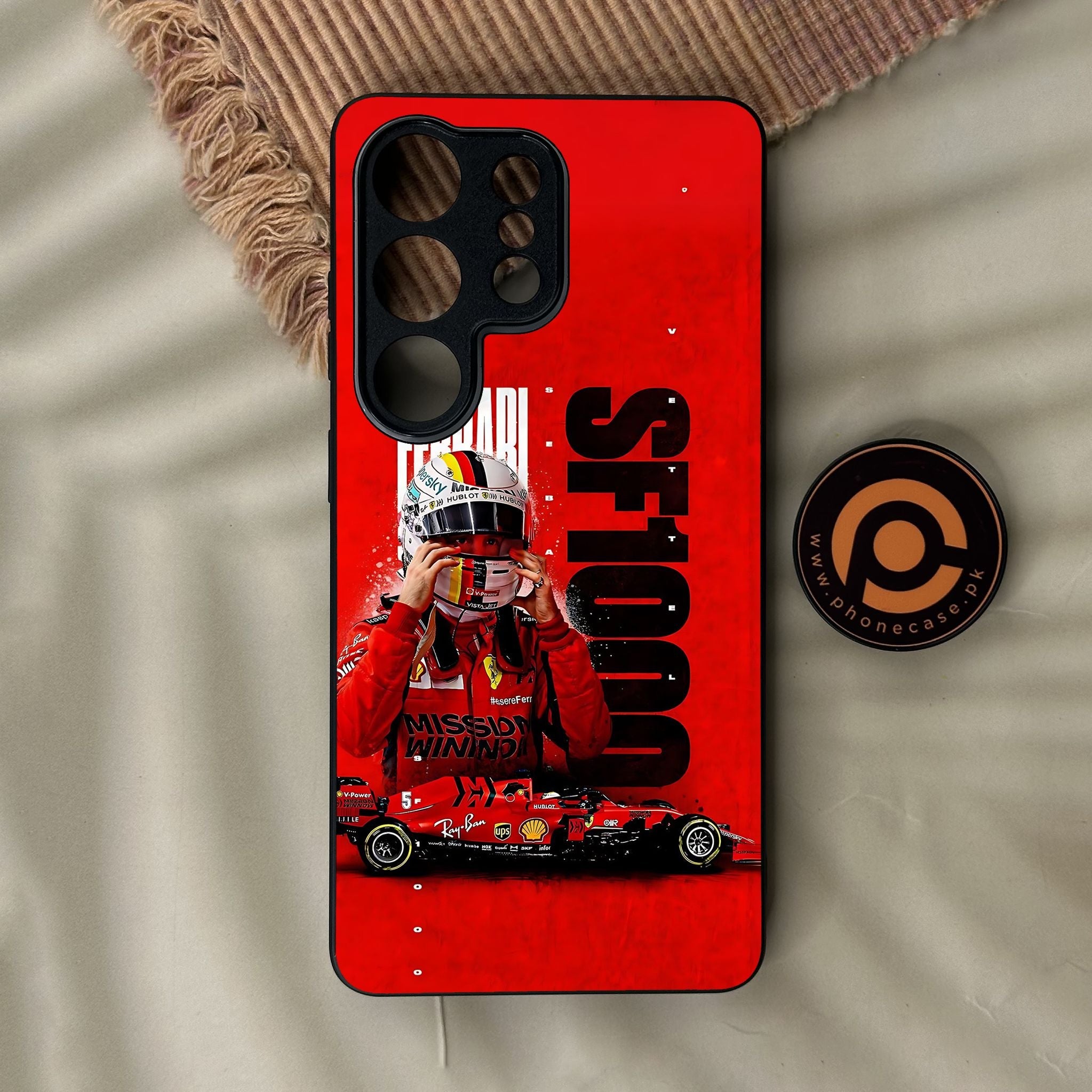 Galaxy S26 Ultra - Formula 1 Design 8 - Premium Metal Printed Soft Bumper Shock Proof Case