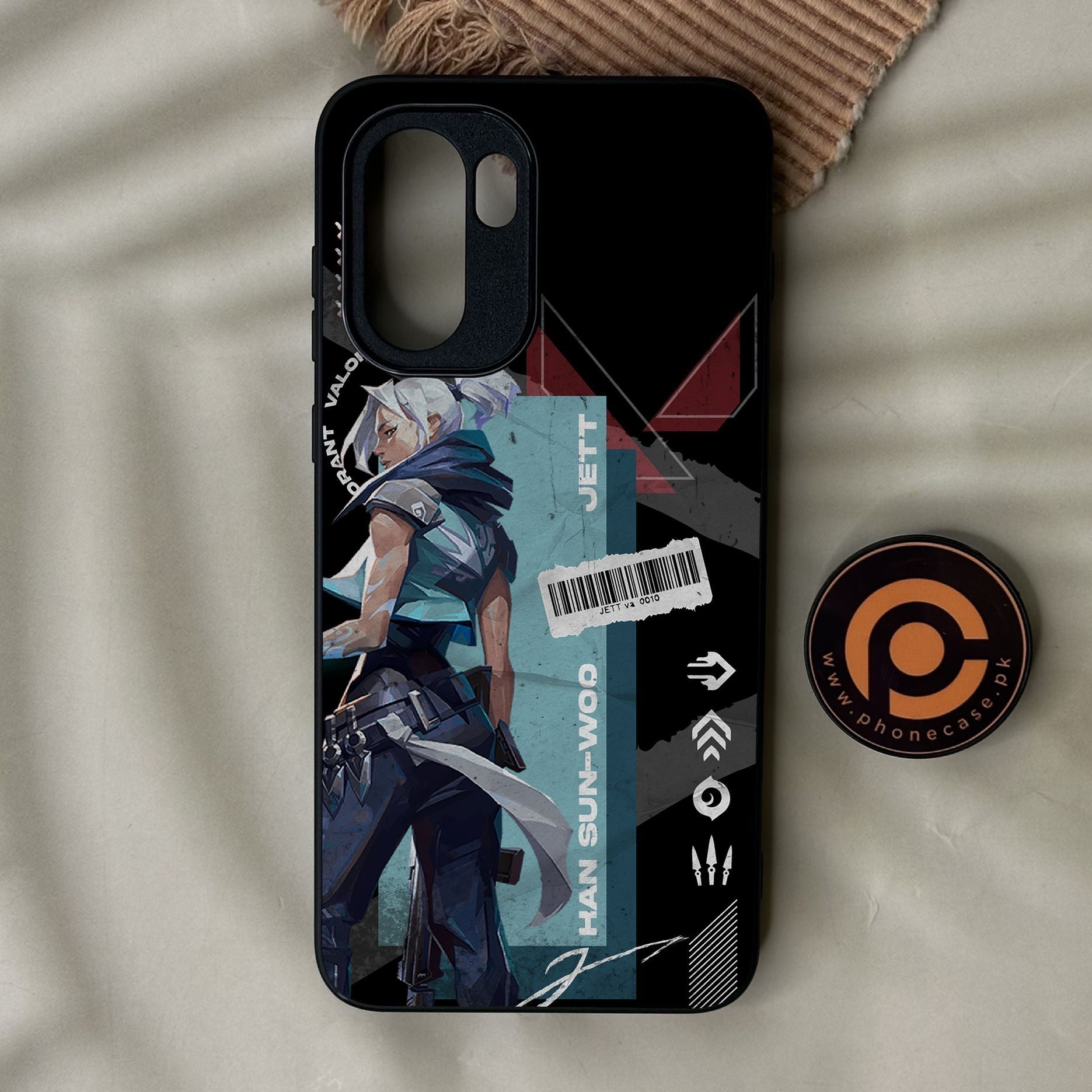 OnePlus Ace 6 - Battle-Ready Design 4 - Premium Metal Printed Soft Bumper Shock Proof Case