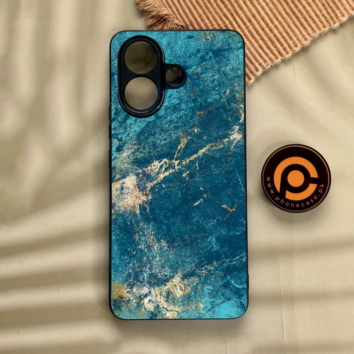 Vivo V60 Lite  - Blue 2.0 Design 9 - Premium Metal Printed Soft Bumper Shock Proof Case
