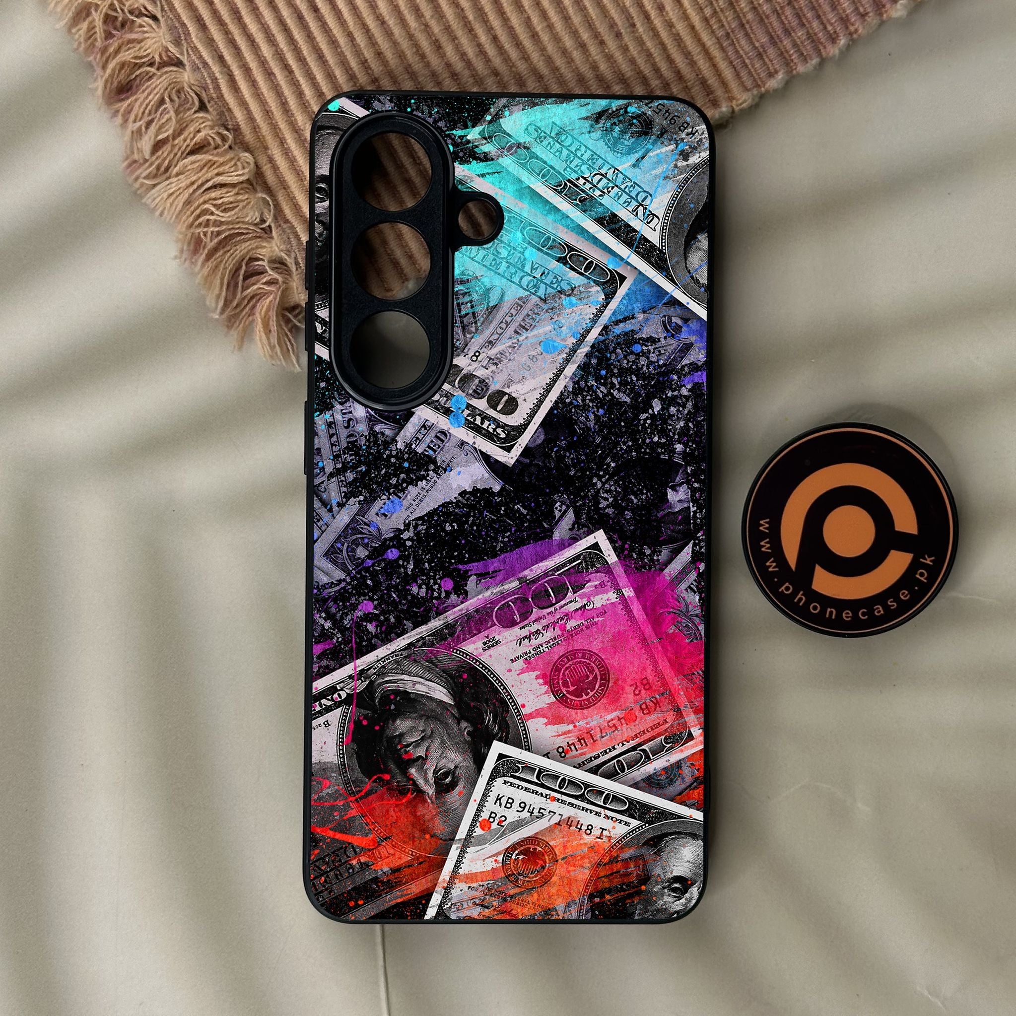 Galaxy S26 - Dollar Design 4 - Premium Metal Printed Soft Bumper Shock Proof Case