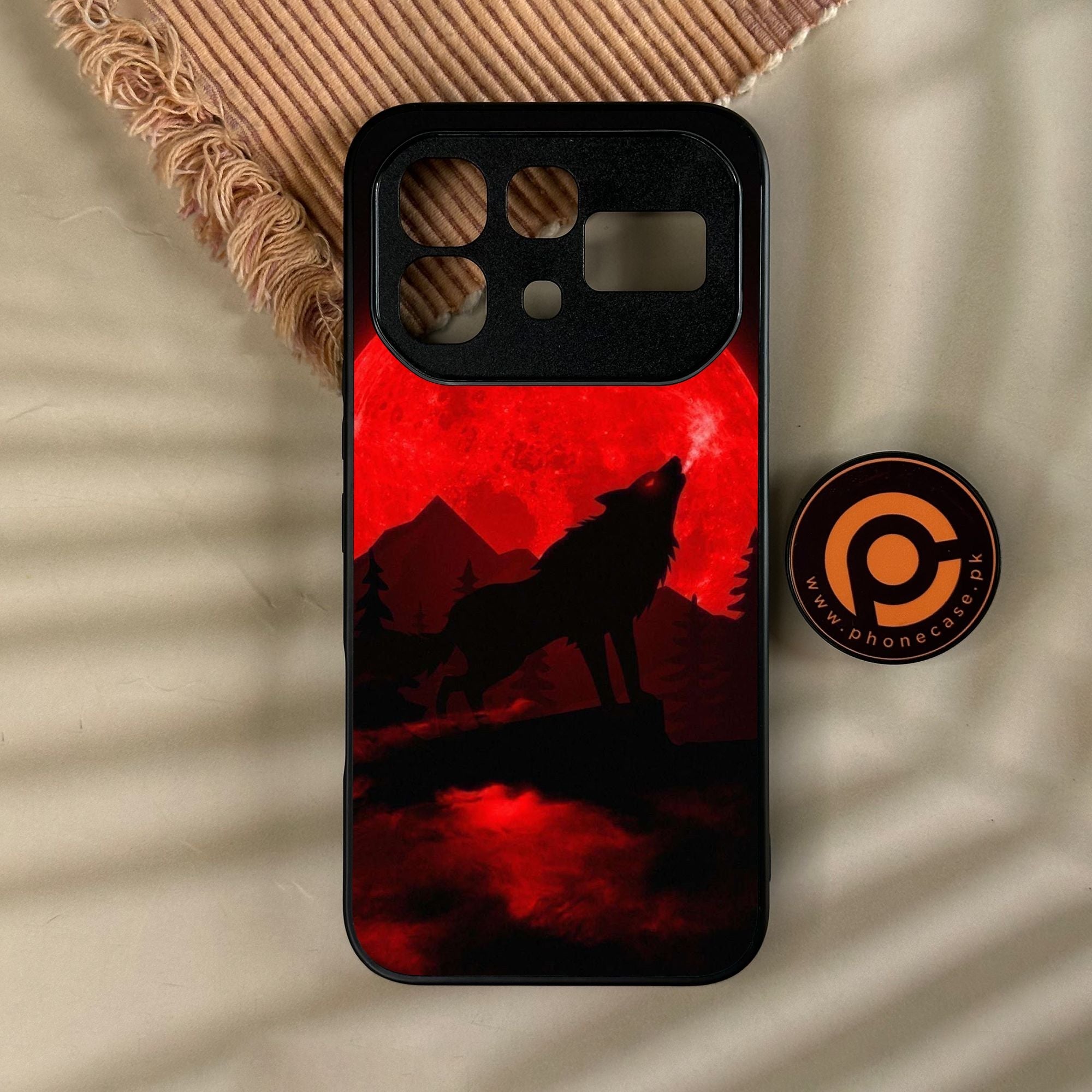 Infinix Note 60 - Wolf Design 5 - Premium Metal Printed Soft Bumper Shock Proof Case