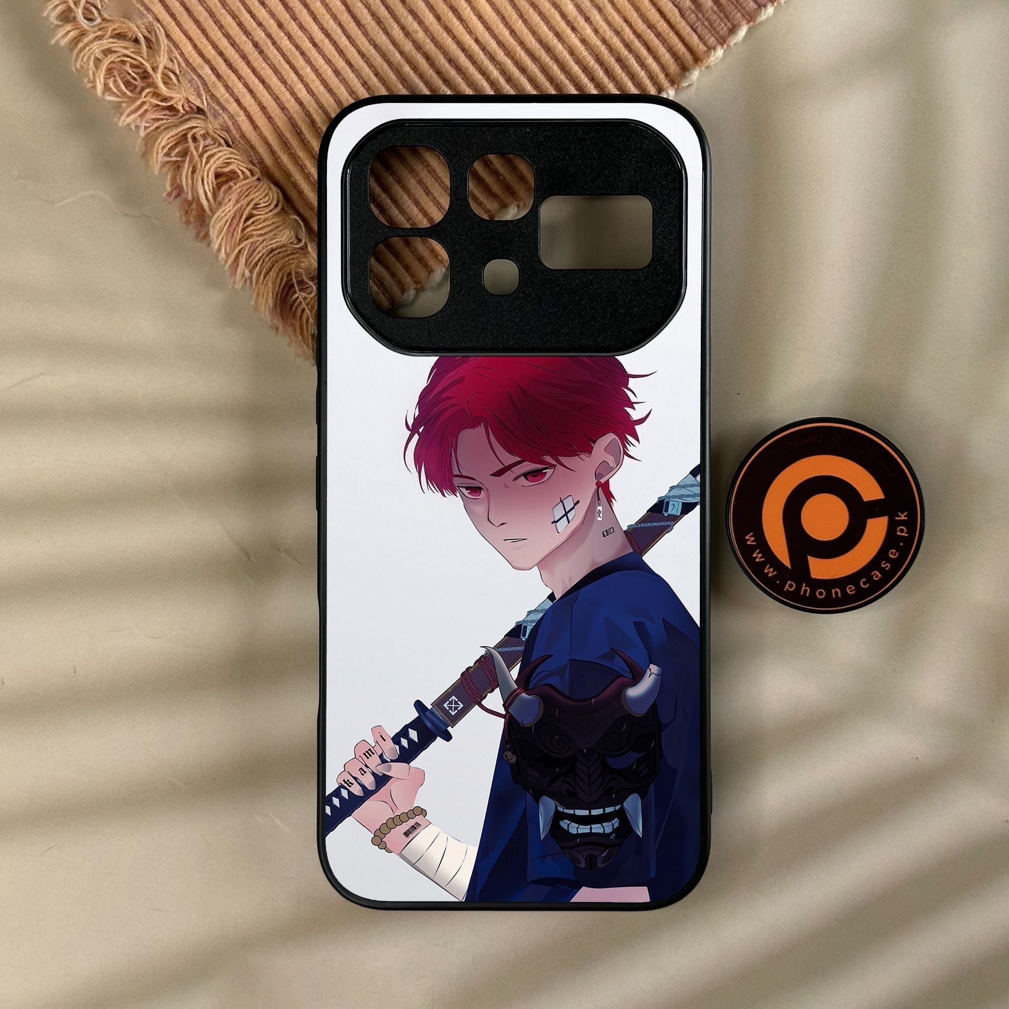 Infinix Note 60 - Anime Series Design 8 - Premium Metal Printed Soft Bumper Shock Proof Case