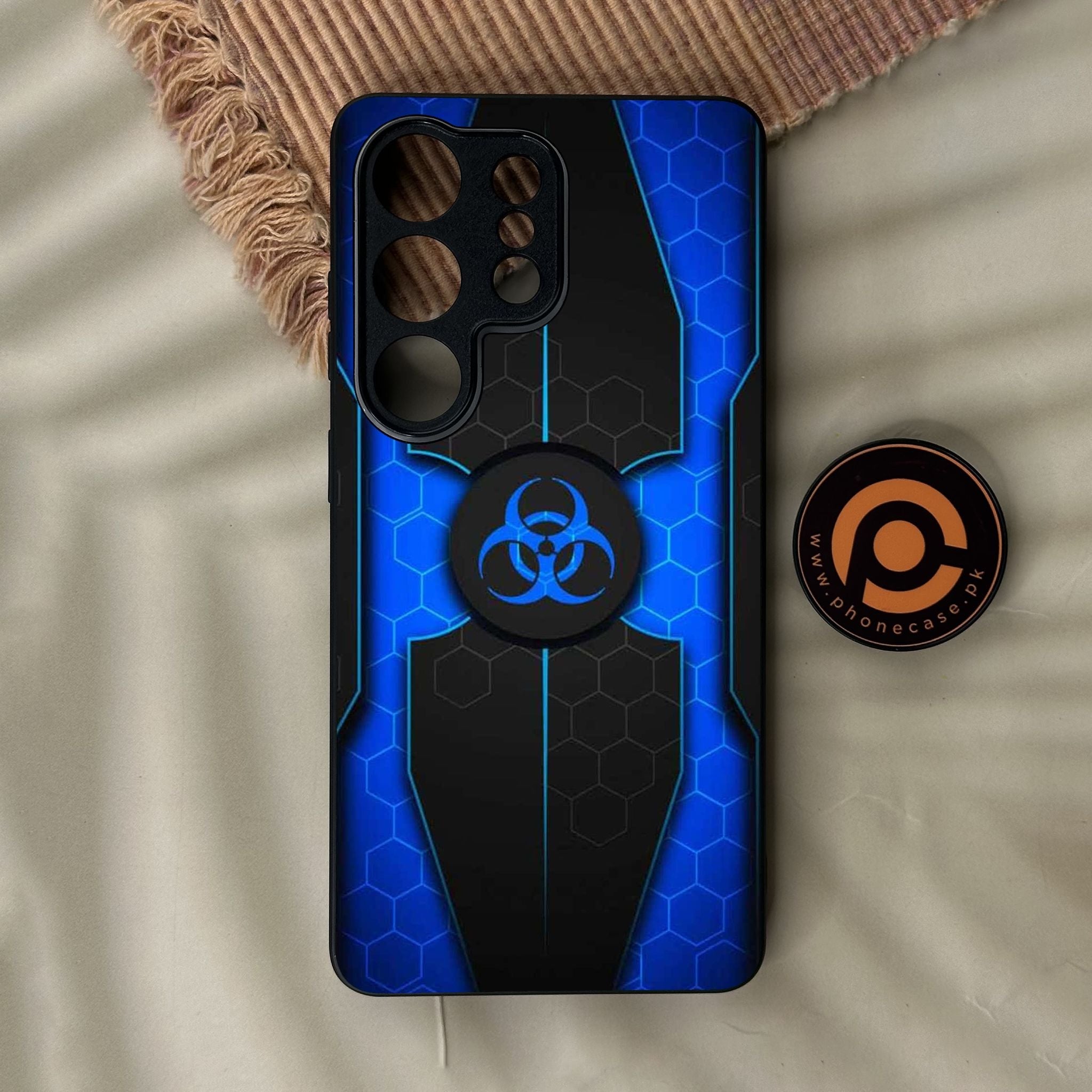 Galaxy S26 Ultra - Biohazard Design 1 - Premium Metal Printed Soft Bumper Shock Proof Case