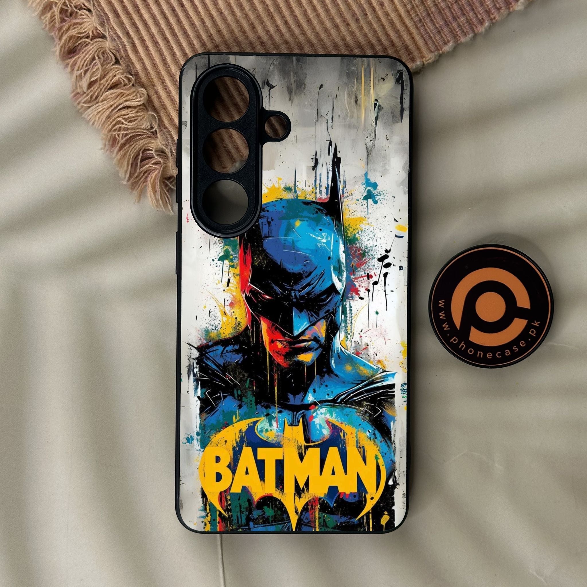 Galaxy S26 - Vivid Justice - Premium Metal Printed Soft Bumper Shock Proof Case