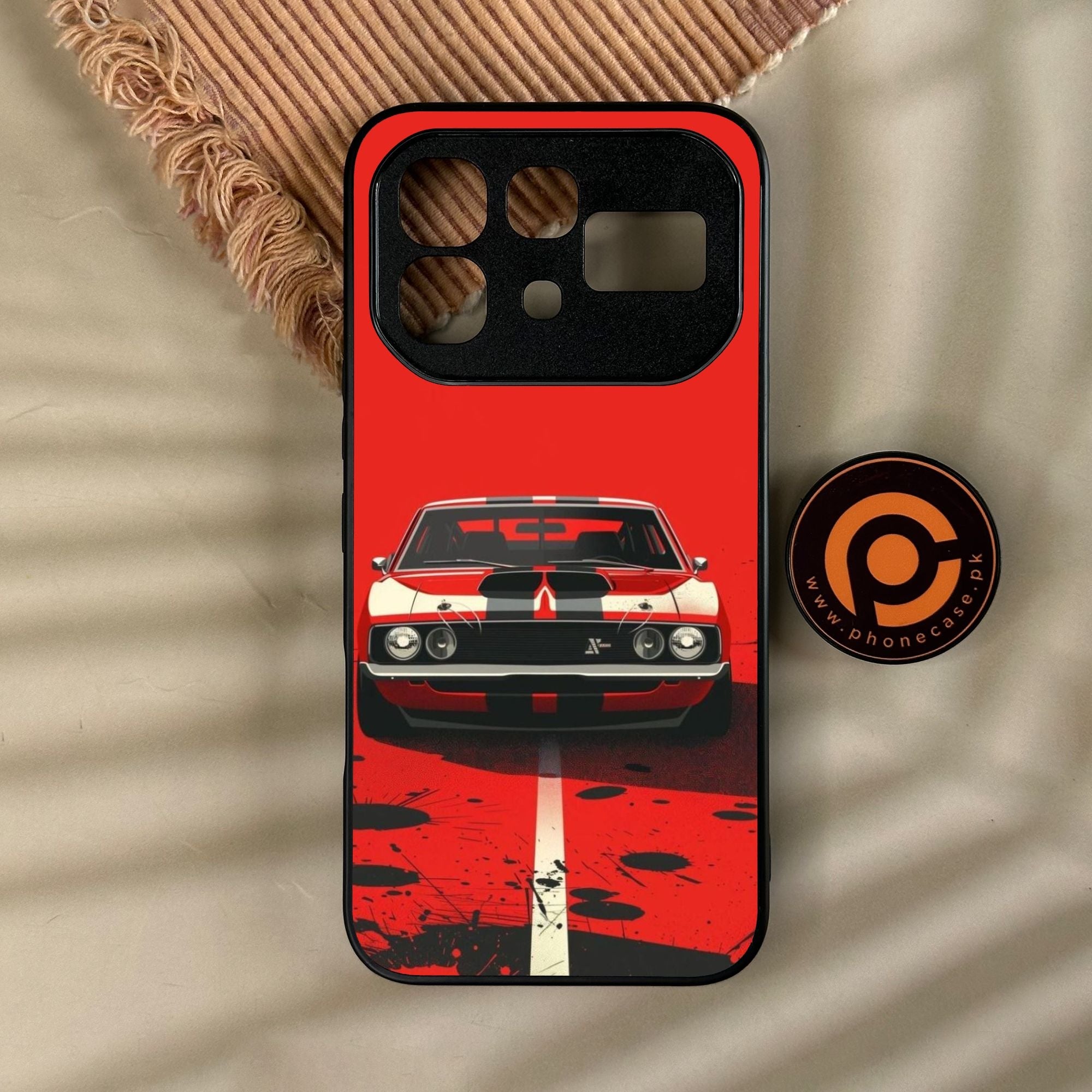 Infinix Note 60 Pro - Classic Racer Vibes - Premium Metal Printed Soft Bumper Shock Proof Case