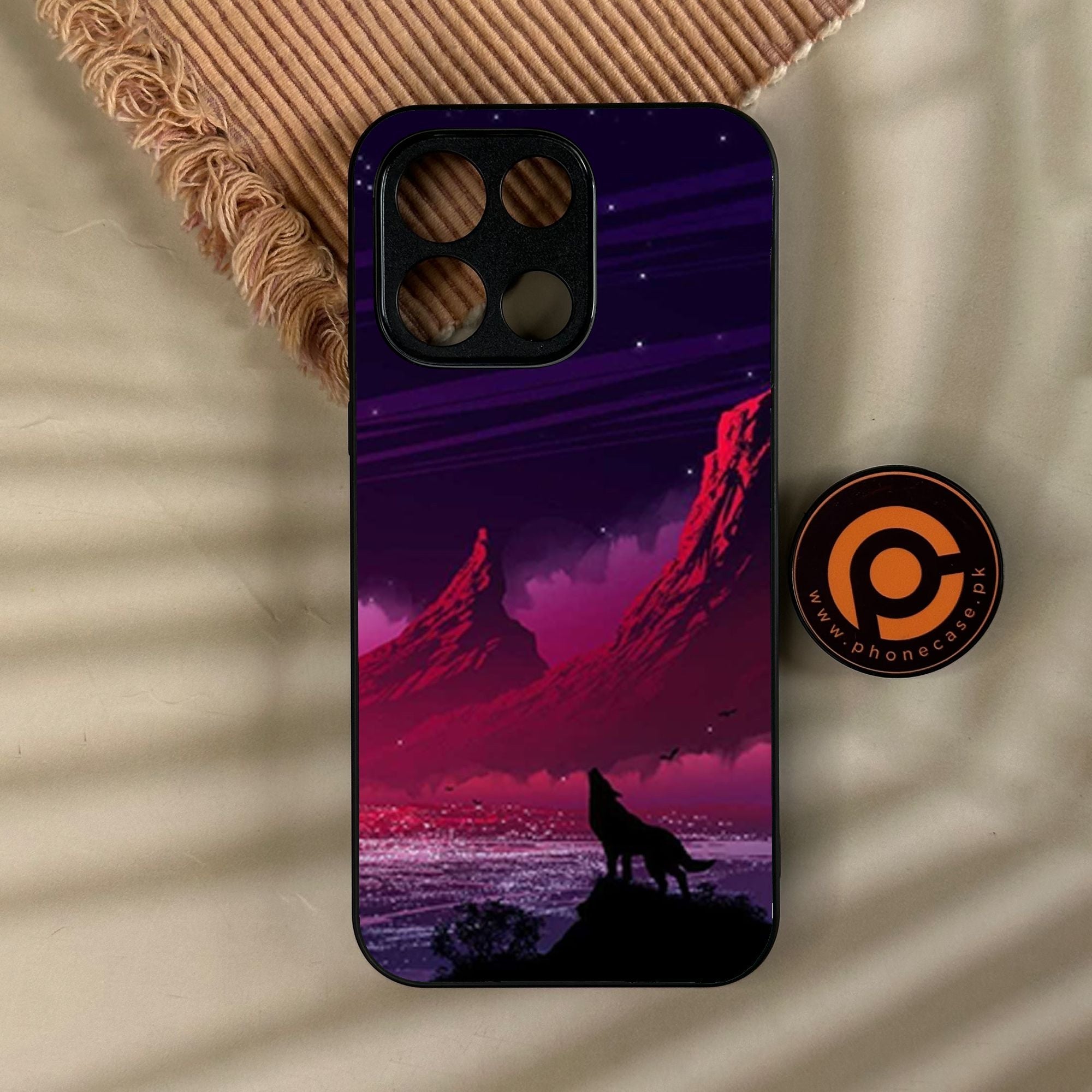 OnePlus Turbo 6 - Wolf Design 7 - Premium Metal Printed Soft Bumper Shock Proof Case