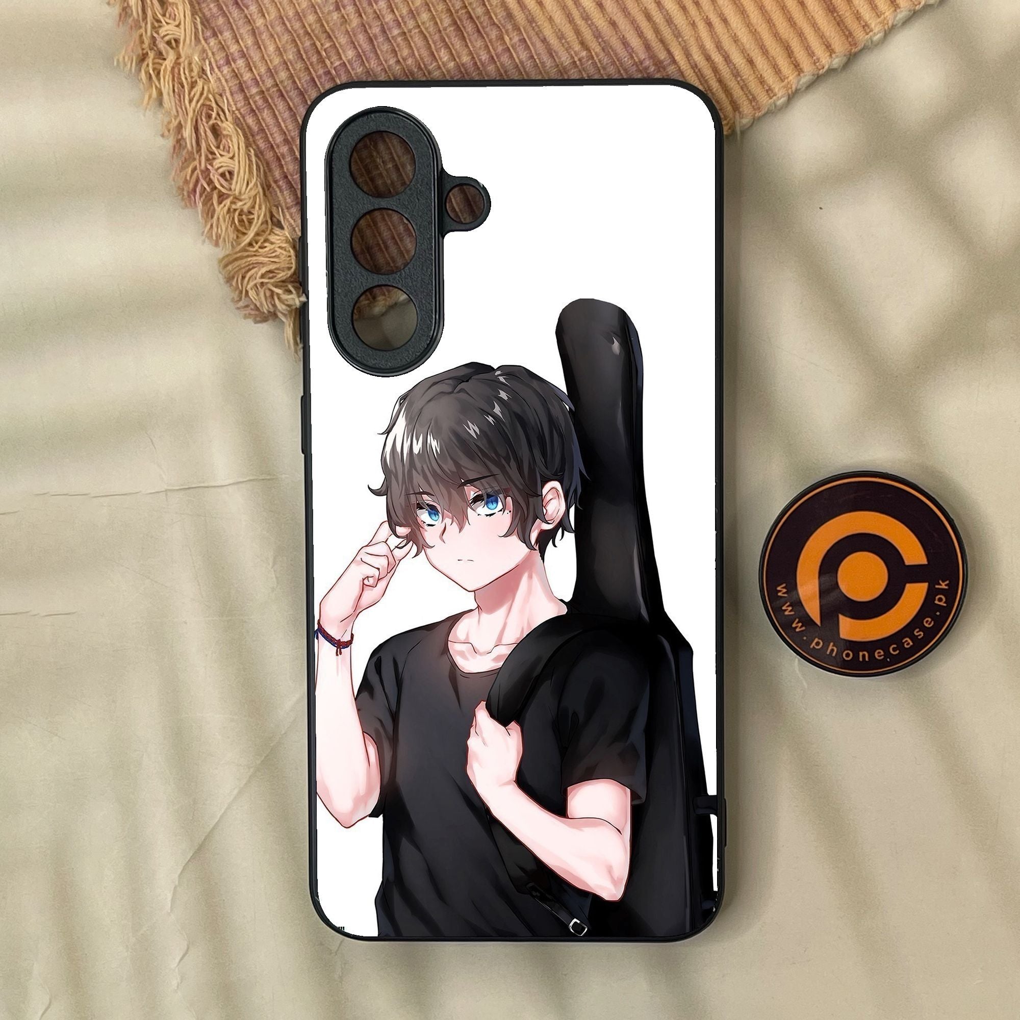 Samsung Galaxy A57 - Anime Series Design 2 - Premium Metal Printed Soft Bumper Shock Proof Case