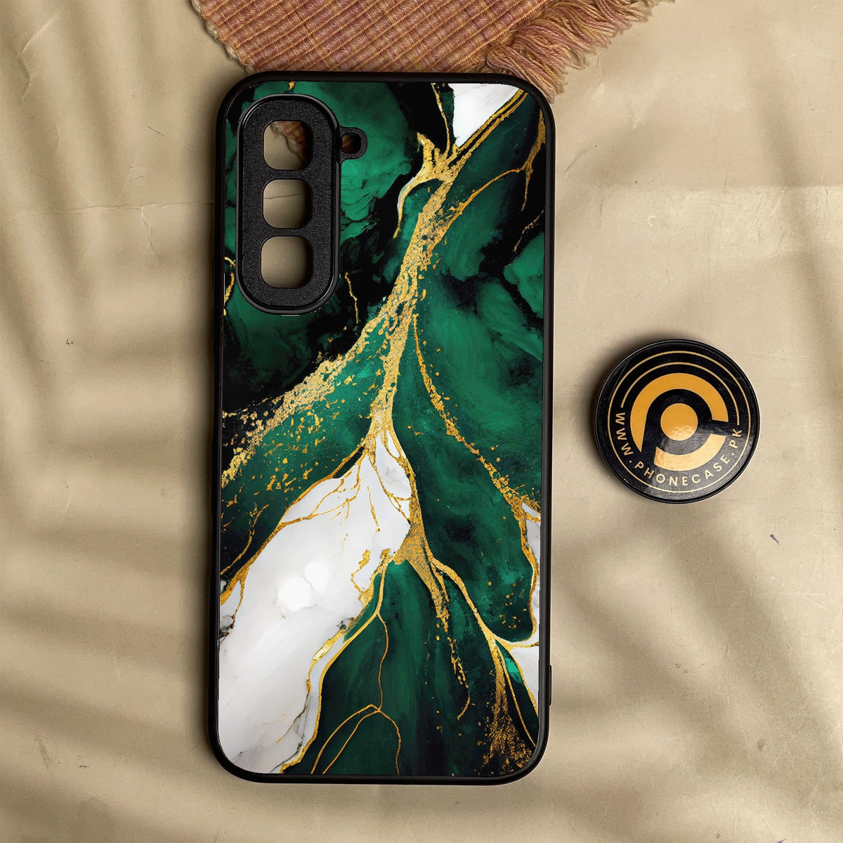 Infinix Hot 70 - Liquid Marble Design 7 - Premium Metal Printed Soft Bumper Shock Proof Case