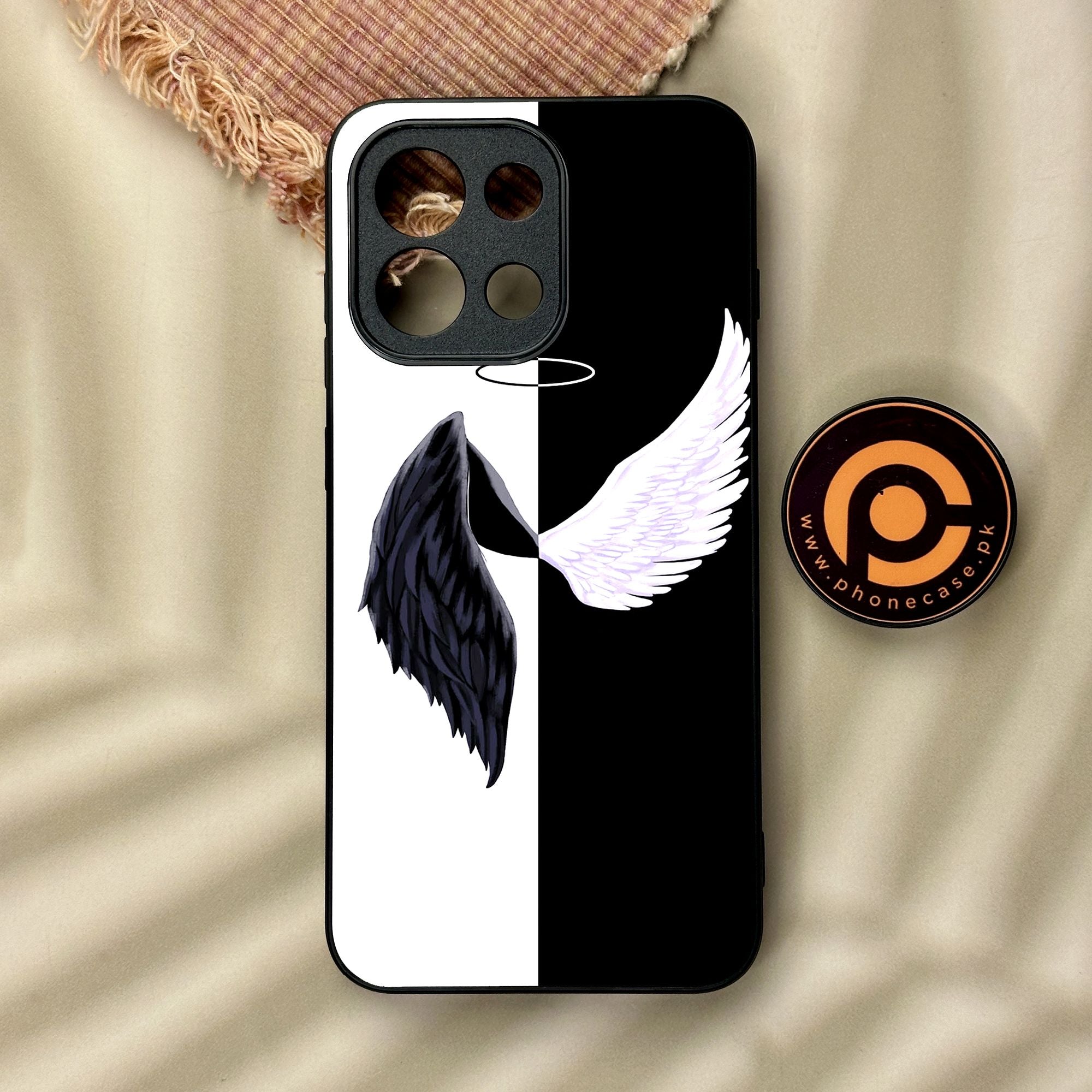 OnePlus 13s - Angel 2.0 Design 5 - Premium Metal Printed Soft Bumper Shock Proof Case
