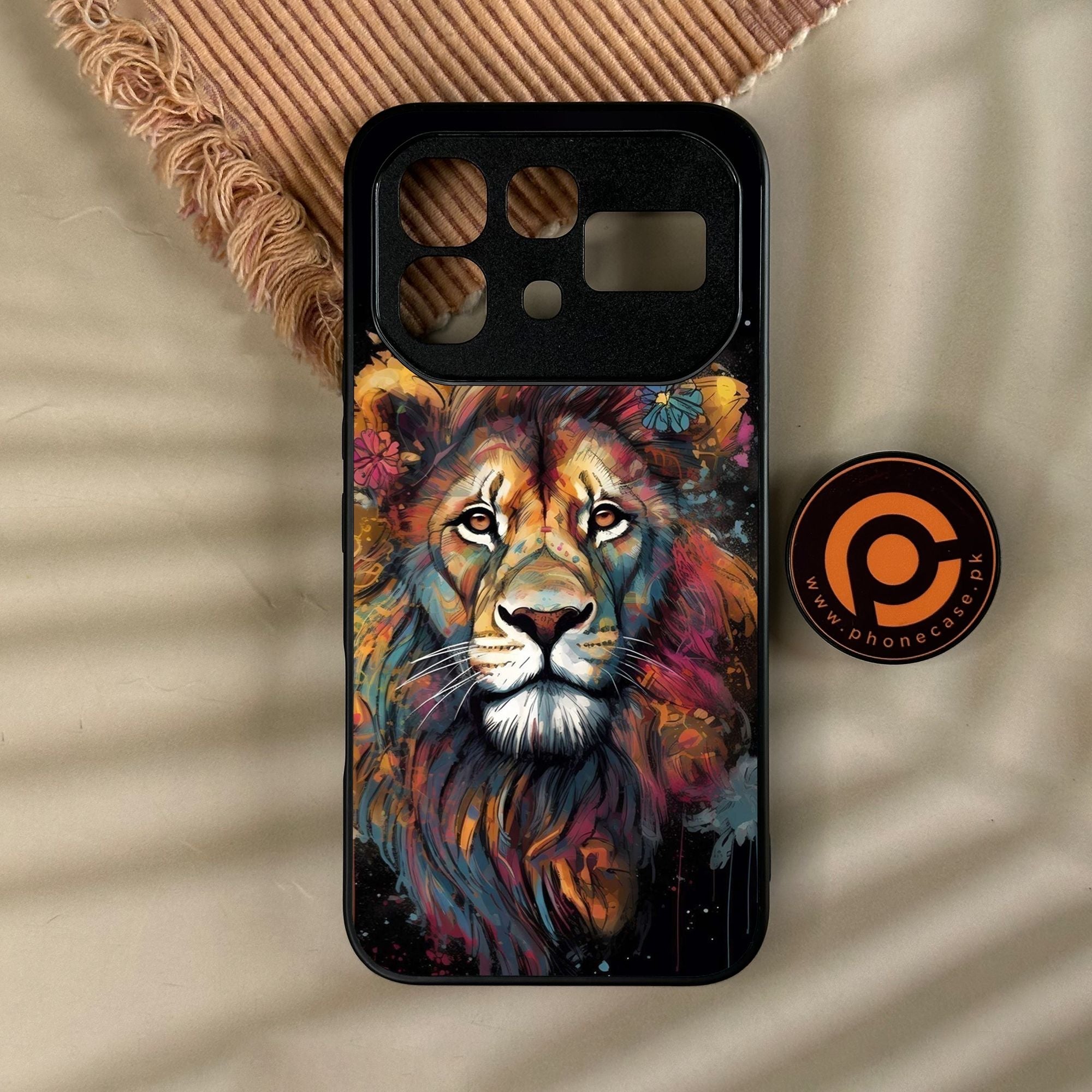 Infinix Note 60 Pro - Tiger 2.0 Design 10 - Premium Metal Printed Soft Bumper Shock Proof Case