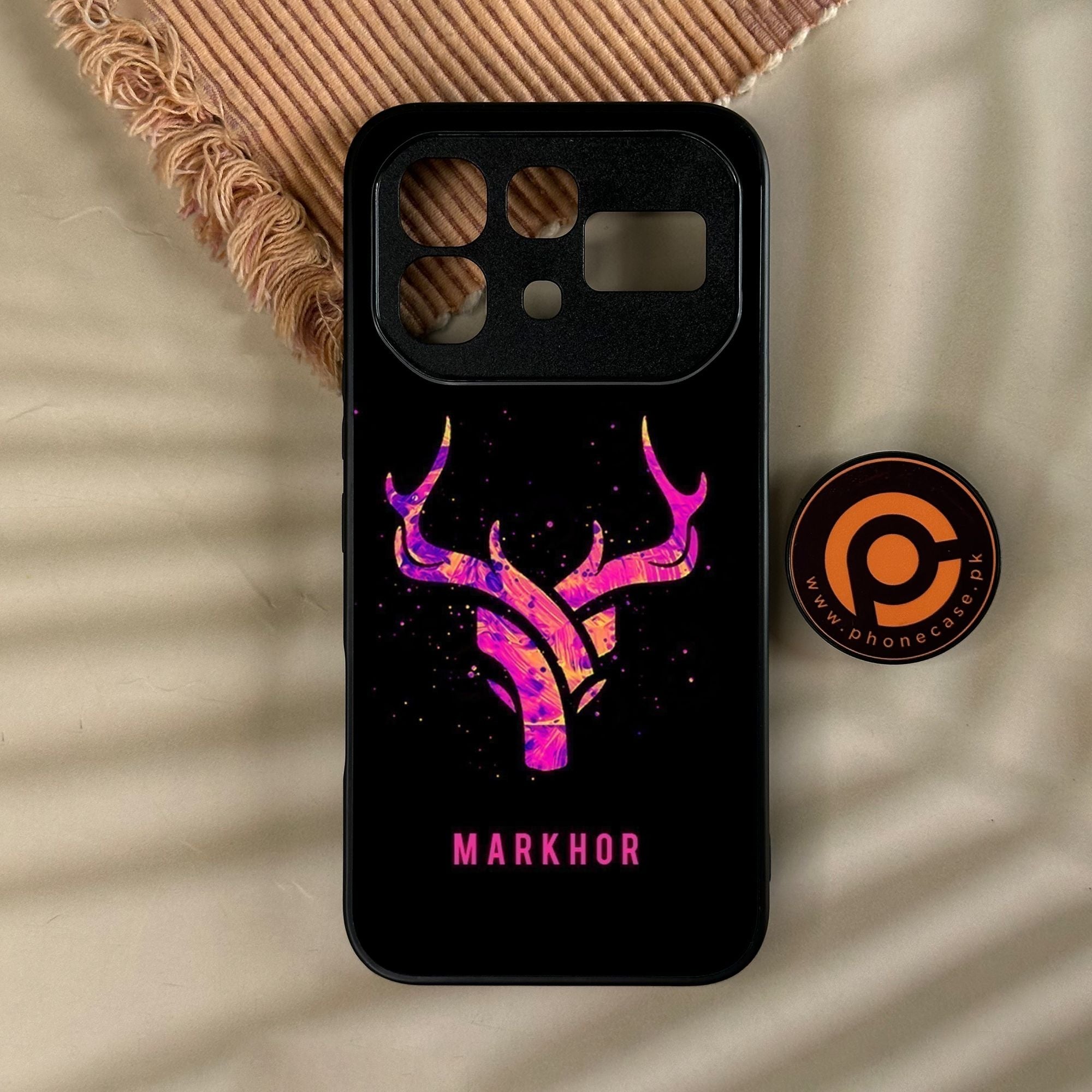 Infinix Note 60 - Markhor Design 6 - Premium Metal Printed Soft Bumper Shock Proof Case