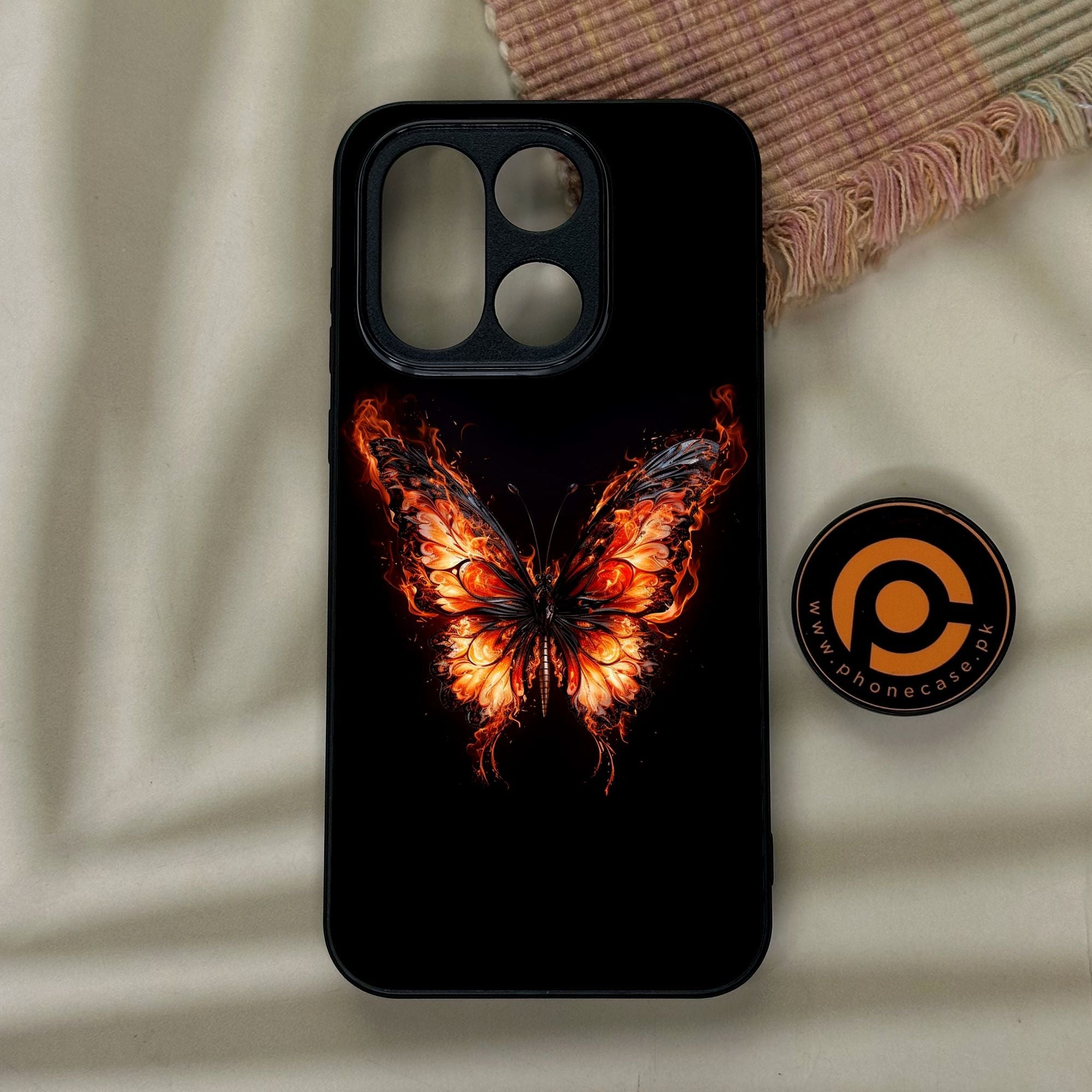 OnePlus 15 - Butterflies Design 5 - Premium Metal Printed Soft Bumper Shock Proof Case