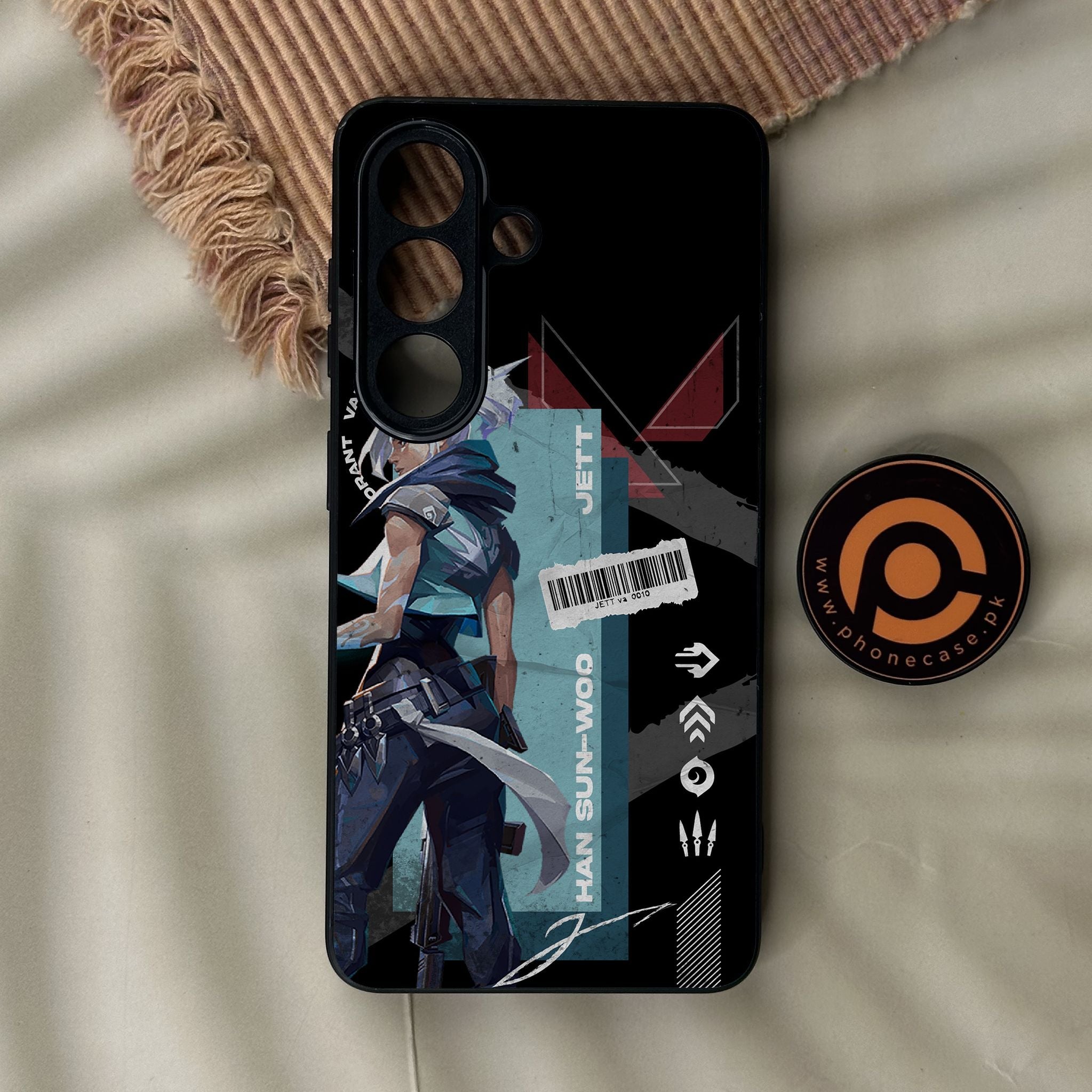 Galaxy S26 - Battle-Ready Design 4 - Premium Metal Printed Soft Bumper Shock Proof Case