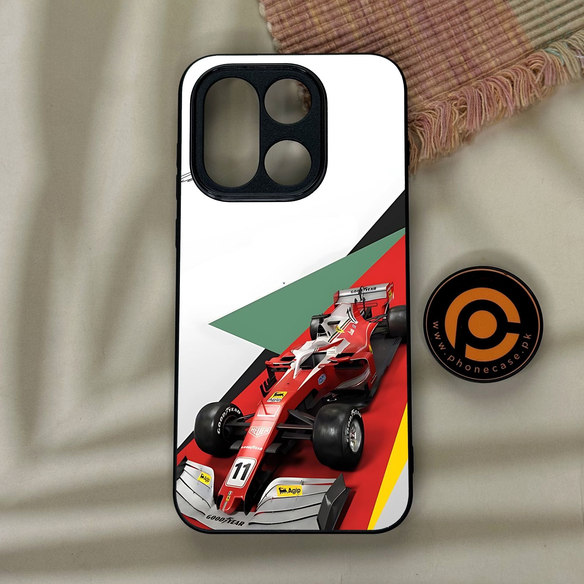 OnePlus 15 - Formula 1 Design 3 - Premium Metal Printed Soft Bumper Shock Proof Case
