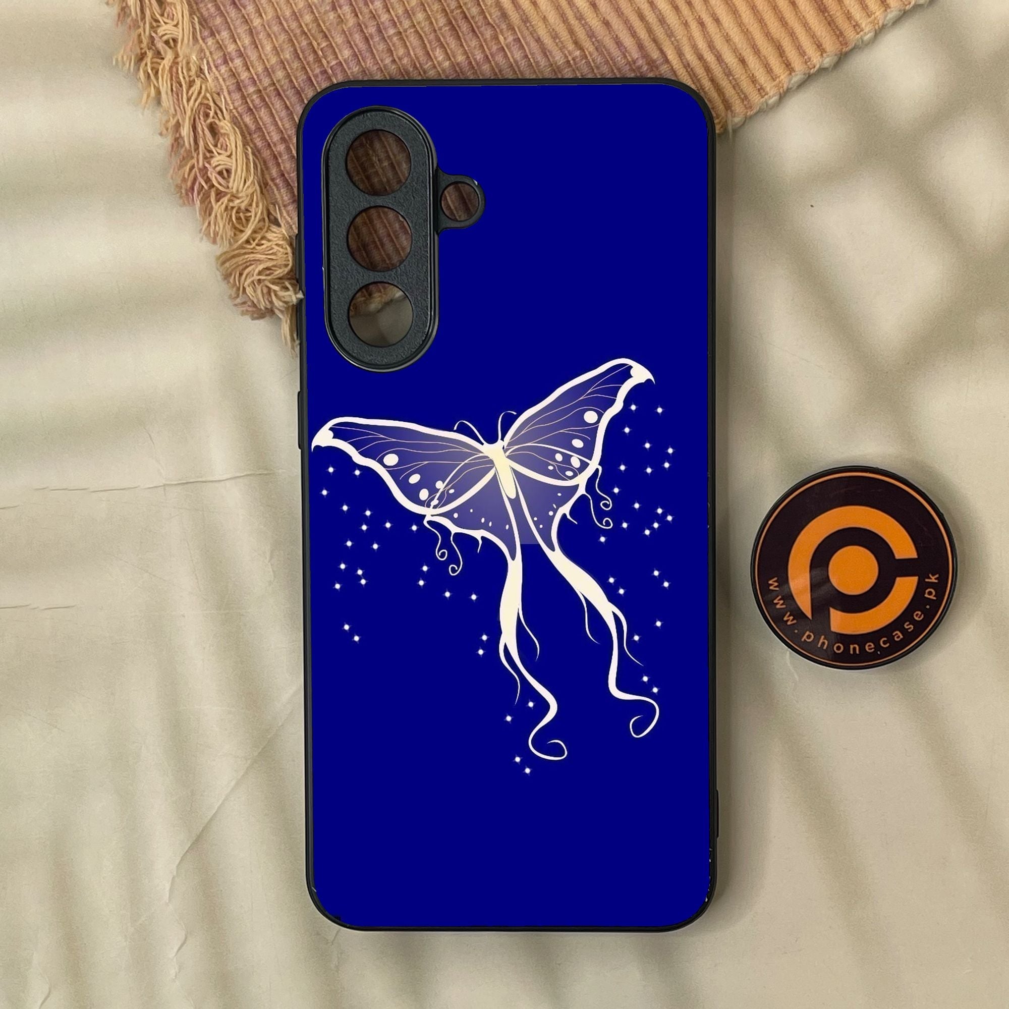 Samsung Galaxy A57 - Butterflies Design 1 - Premium Metal Printed Soft Bumper Shock Proof Case
