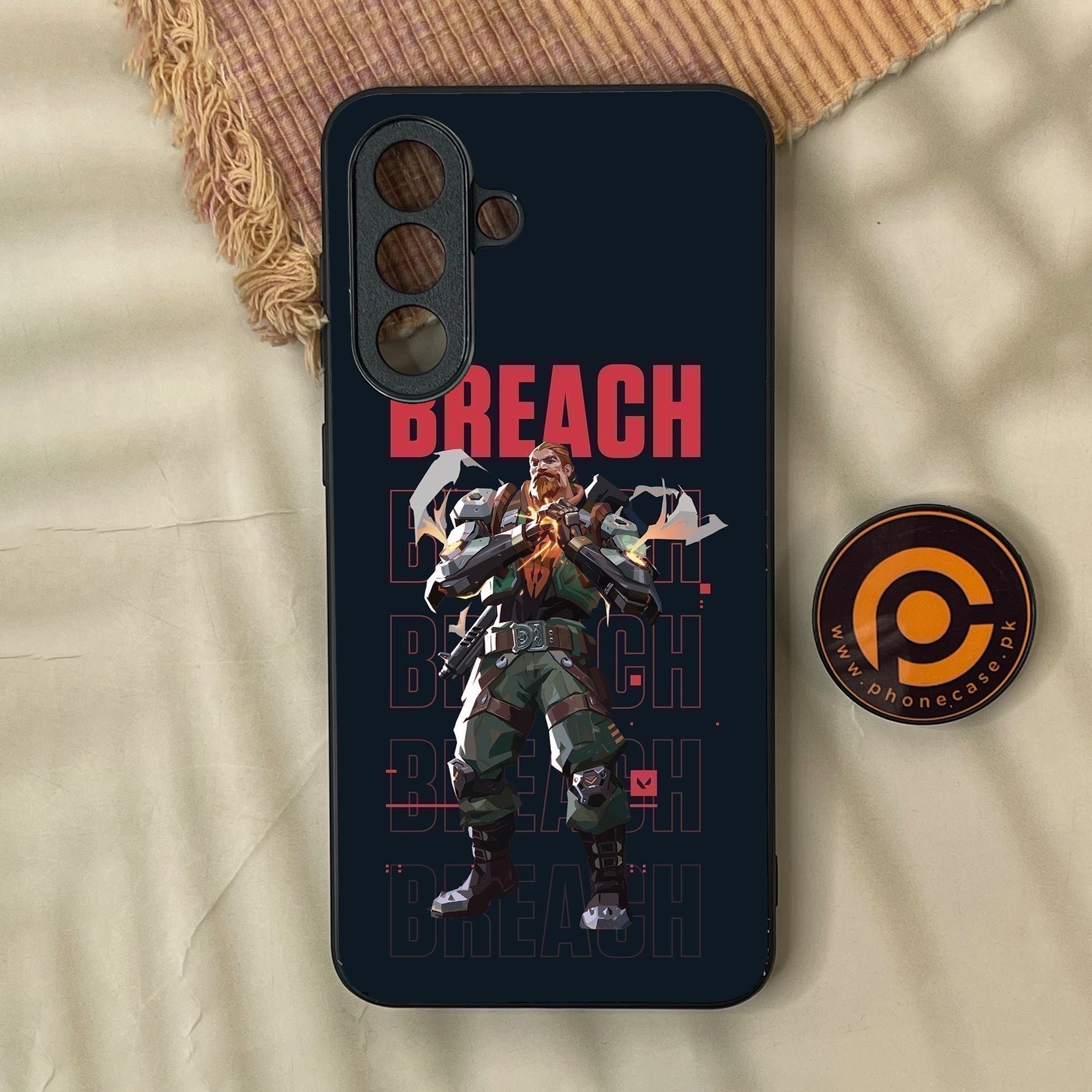 Samsung Galaxy A37 - Battle-Ready Design 6 - Premium Metal Printed Soft Bumper Shock Proof Case