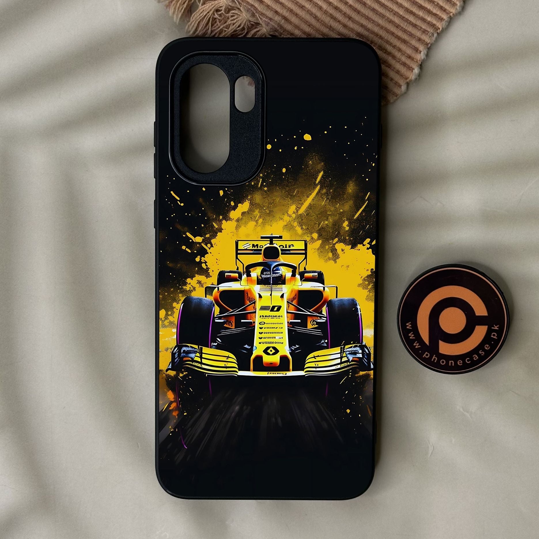 OnePlus Ace 6 - Formula 1 Design 5 - Premium Metal Printed Soft Bumper Shock Proof Case