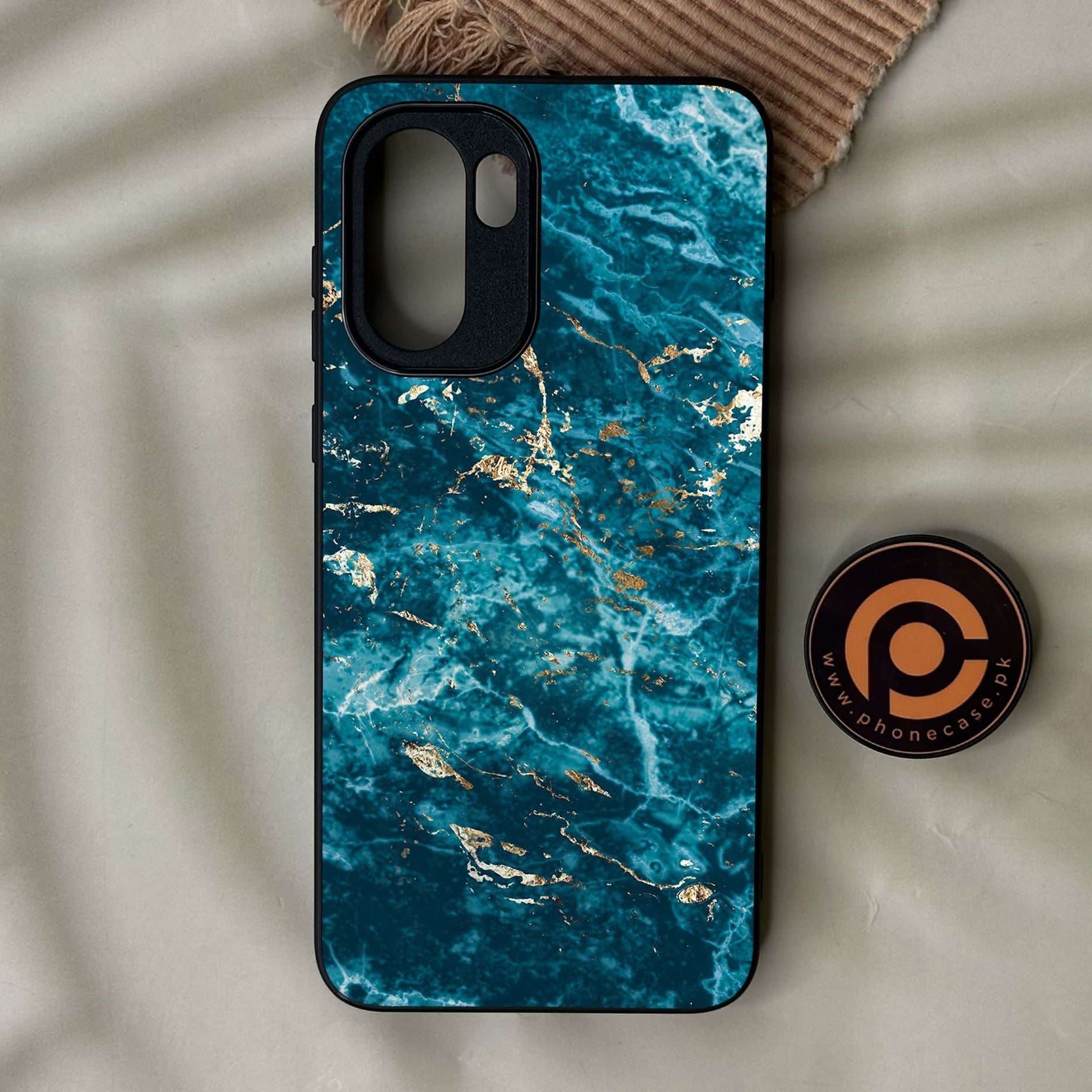 OnePlus 15R - Blue 2.0 Design 8 - Premium Metal Printed Soft Bumper Shock Proof Case