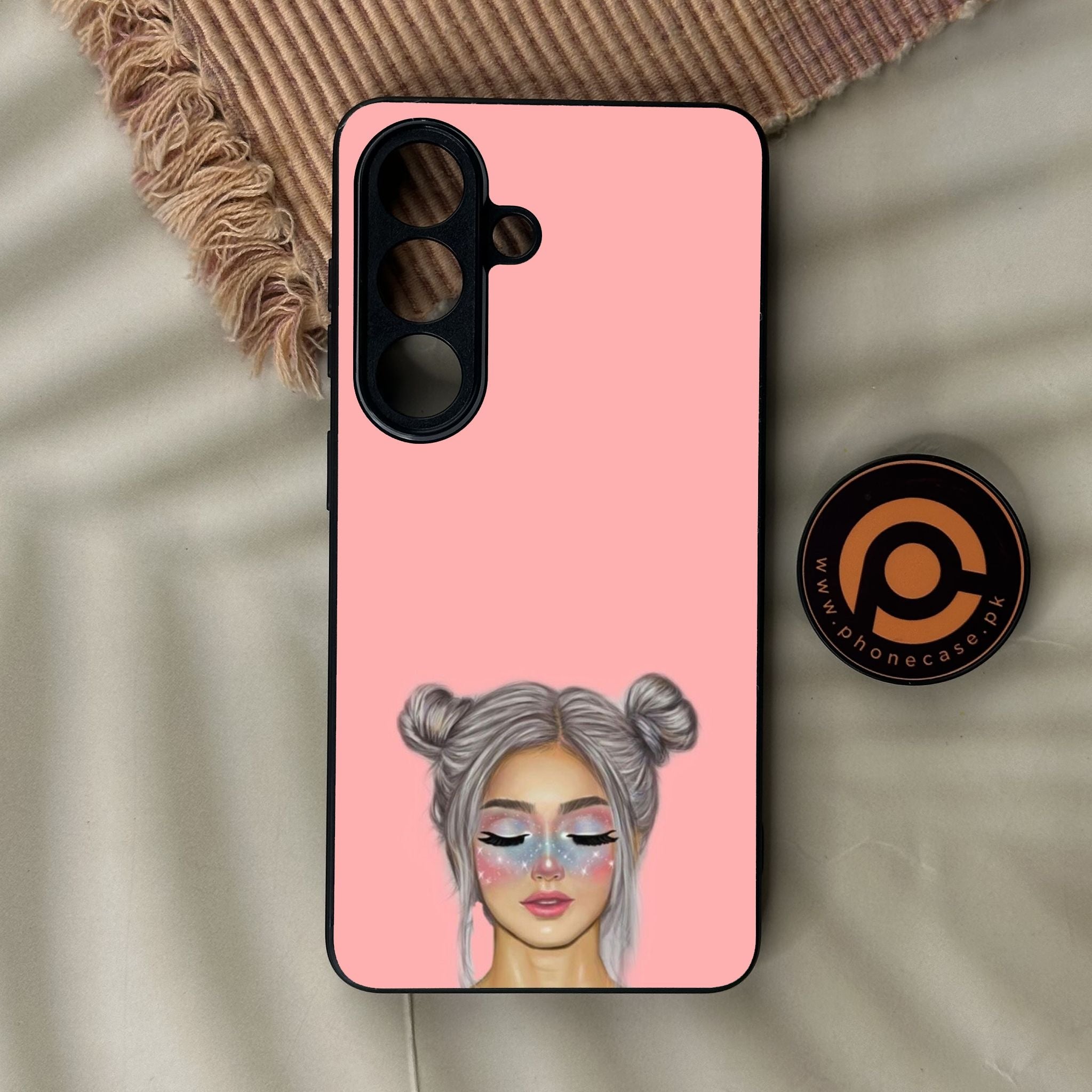 Galaxy S26 - Anime Girls Design 4 - Premium Metal Printed Soft Bumper Shock Proof Case