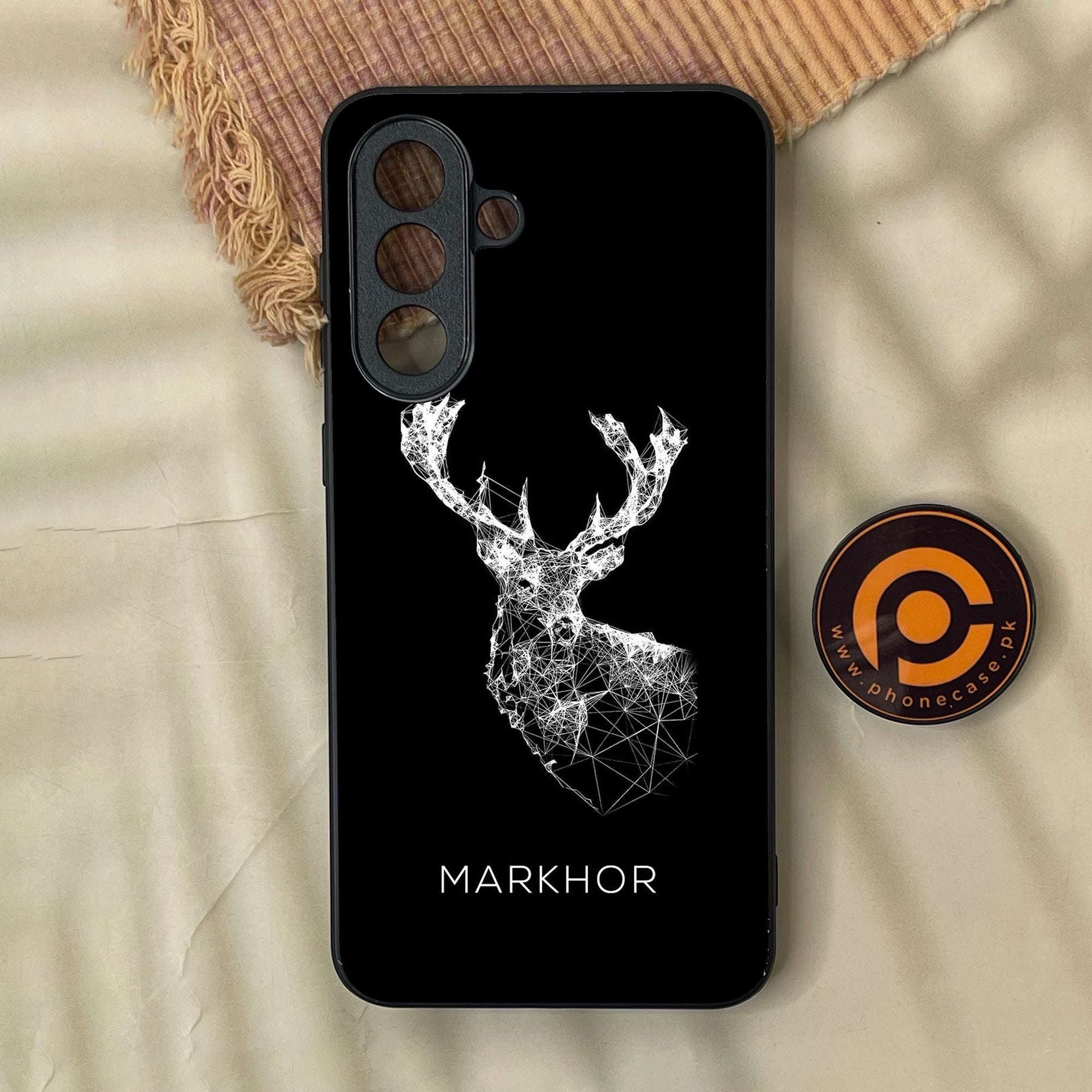 Samsung Galaxy A57 - Markhor Design 4 - Premium Metal Printed Soft Bumper Shock Proof Case