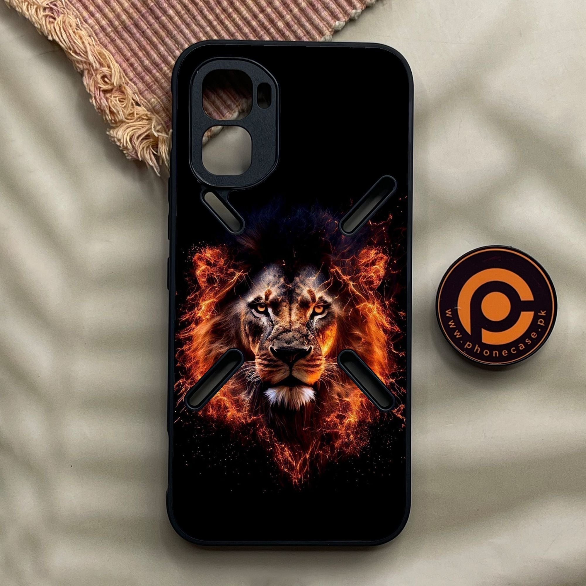 Infinix GT 50 Pro - Tiger 2.0 Design 7 - Premium Metal Printed Soft Bumper Shock Proof Case