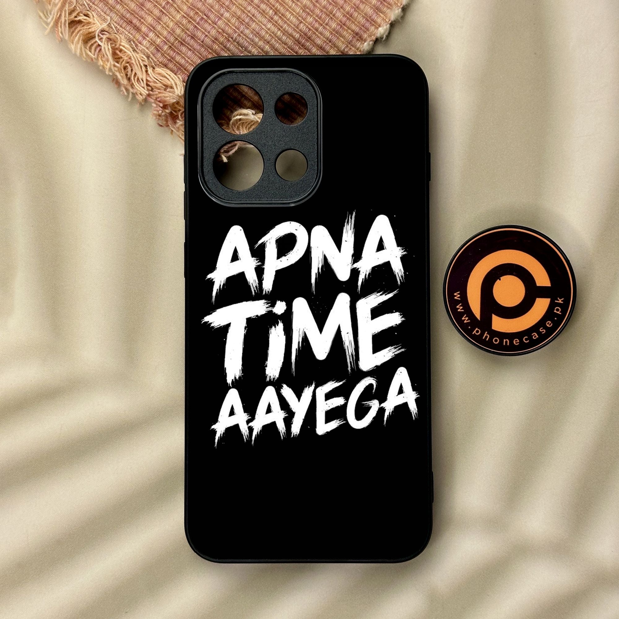 OnePlus 13s - Apna Time Ayega - Premium Metal Printed Soft Bumper Shock Proof Case